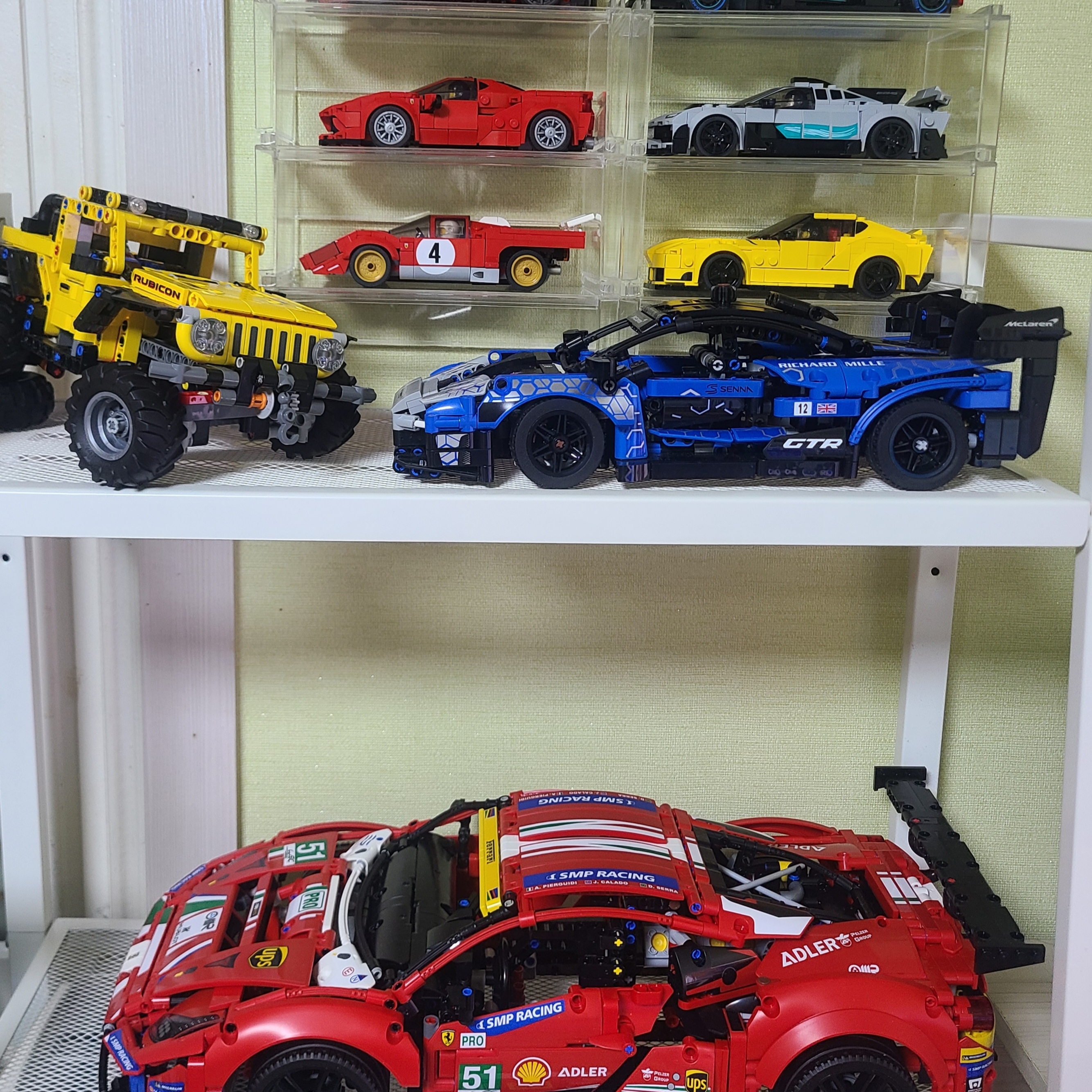Lego Ferrari 488 GTE AF Corse #51, Lego Jeep Wrangler 착용 스타일 - 3