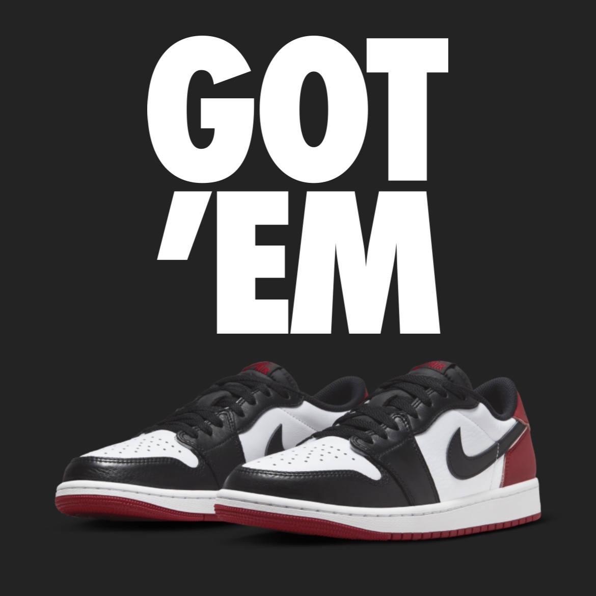Jordan 1 Retro Low OG Black Toe 착용 스타일