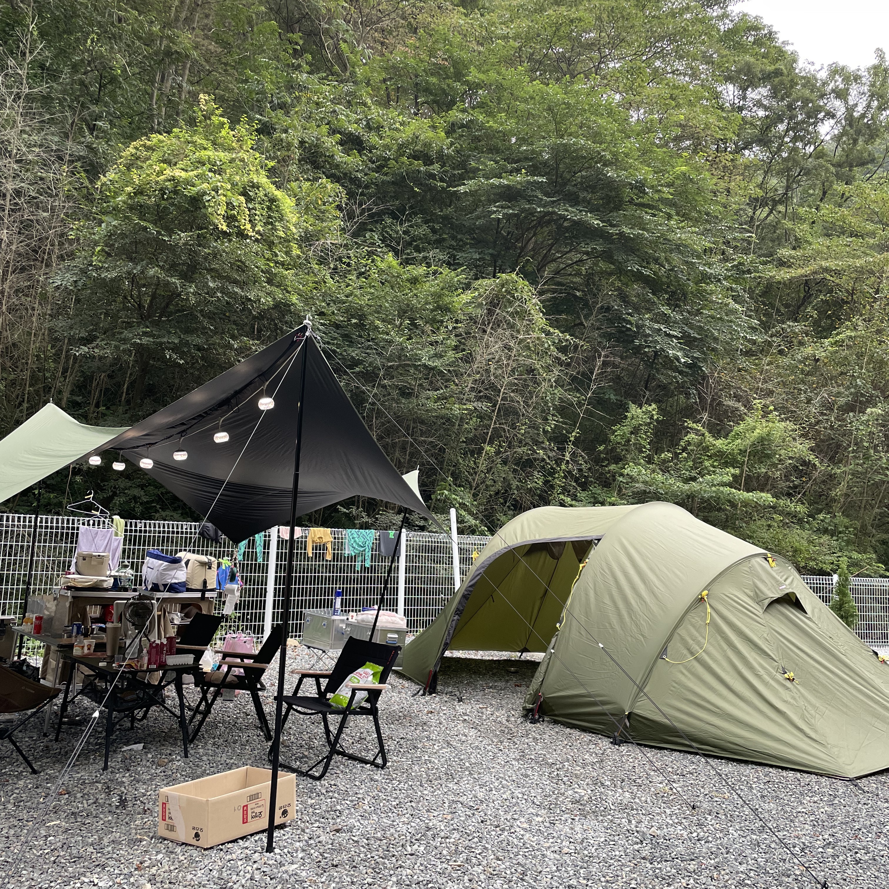 Helsport Gimle Family 4+ Outer Tent 착용 스타일