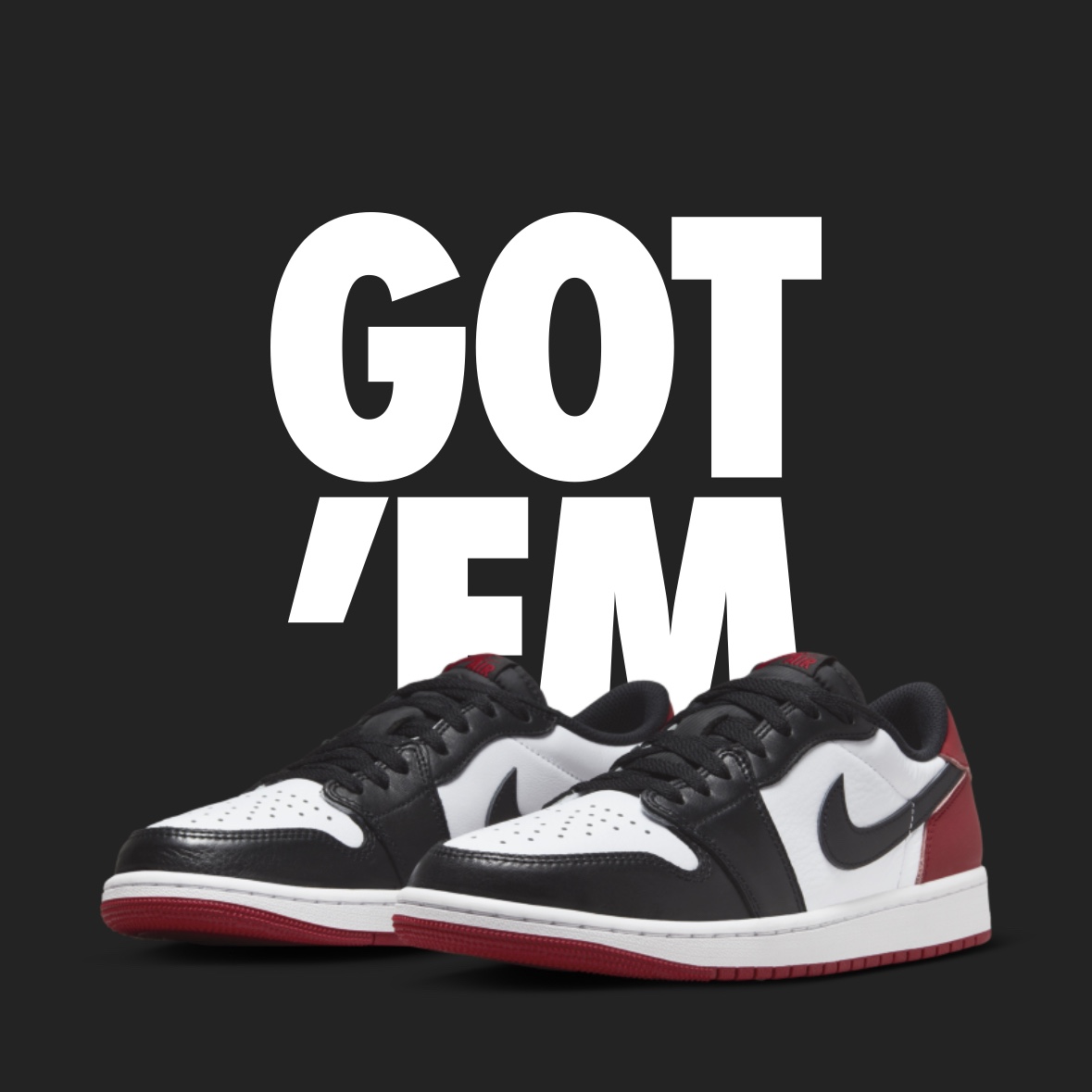 Jordan 1 Retro Low OG Black Toe 착용 스타일