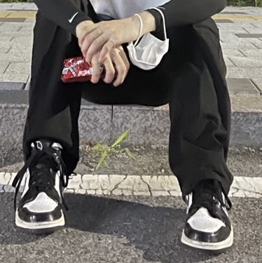 Jordan 1 Mid SE ASW Black 착용 스타일