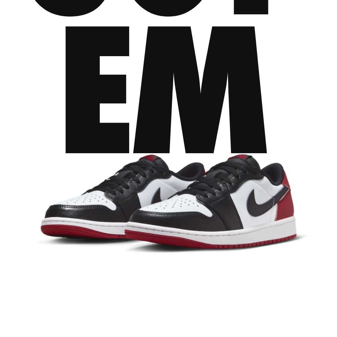 Jordan 1 Retro Low OG Black Toe 착용 스타일