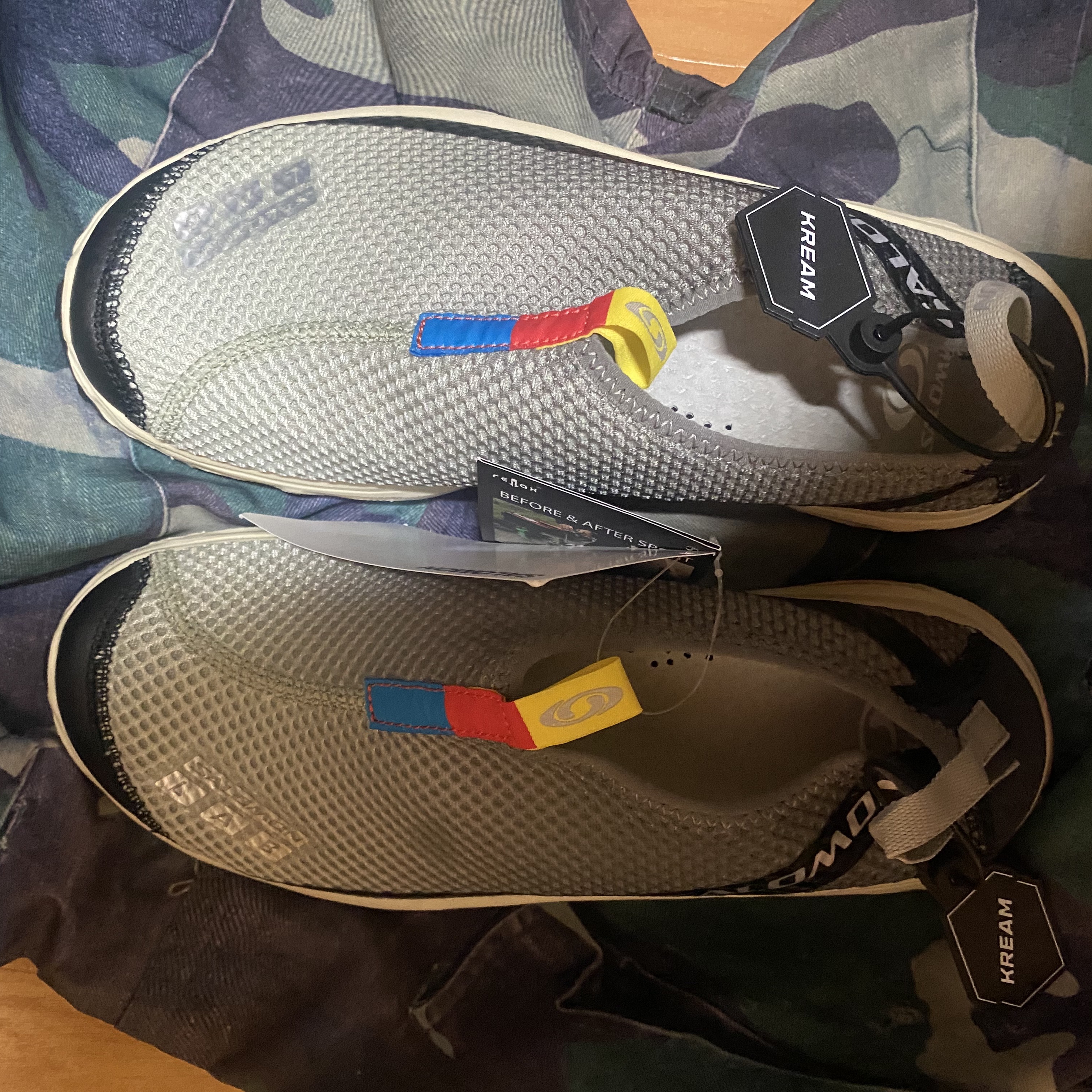 Salomon RX Moc 3.0 Pewter Desert 착용 스타일 - 1