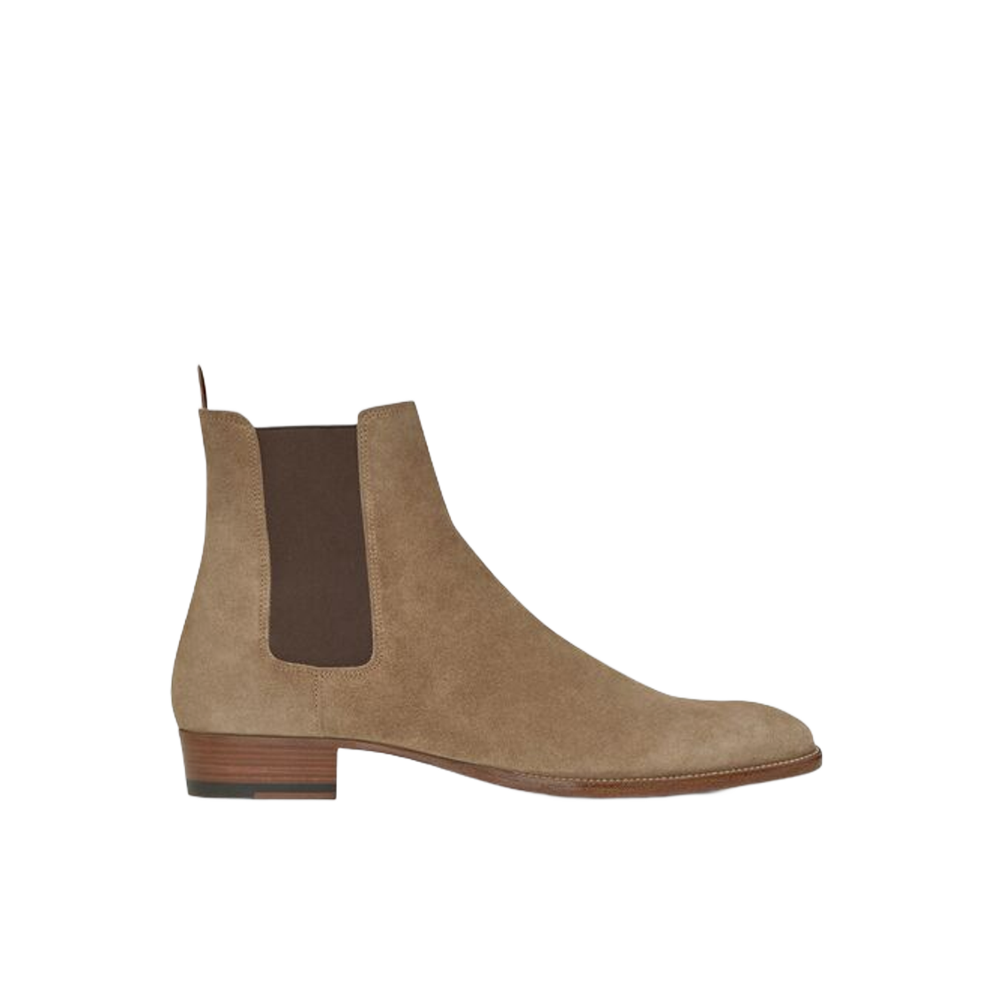생로랑 와이어트 첼시 부츠 스웨이드 토바코(Saint Laurent Wyatt Chelsea Boots in Suede Tobacco) - 1