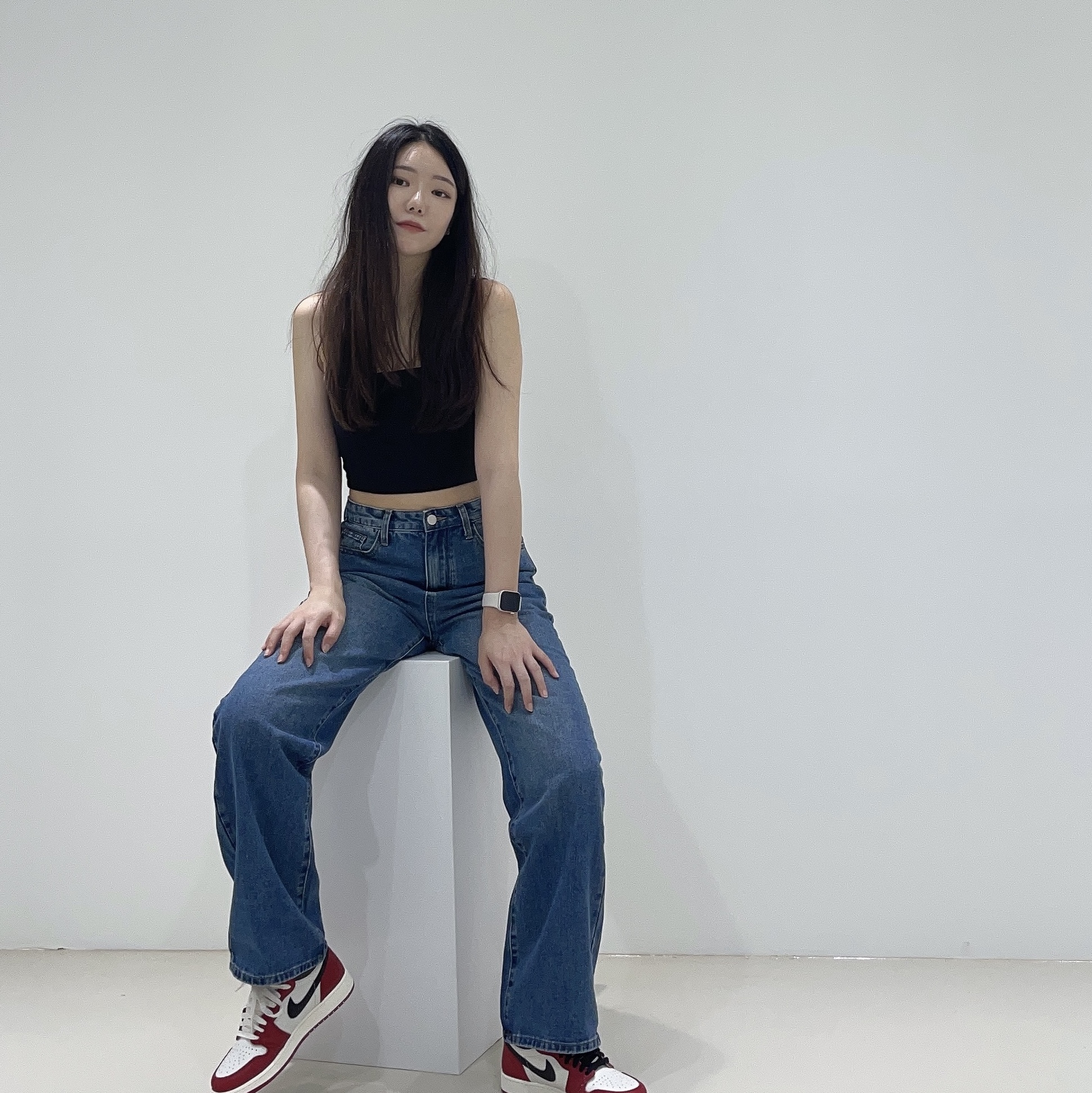 (GS) Jordan 1 Retro High OG Chicago 2022, Jordan 1 Retro High OG Chicago 2022 착용 스타일 - 2