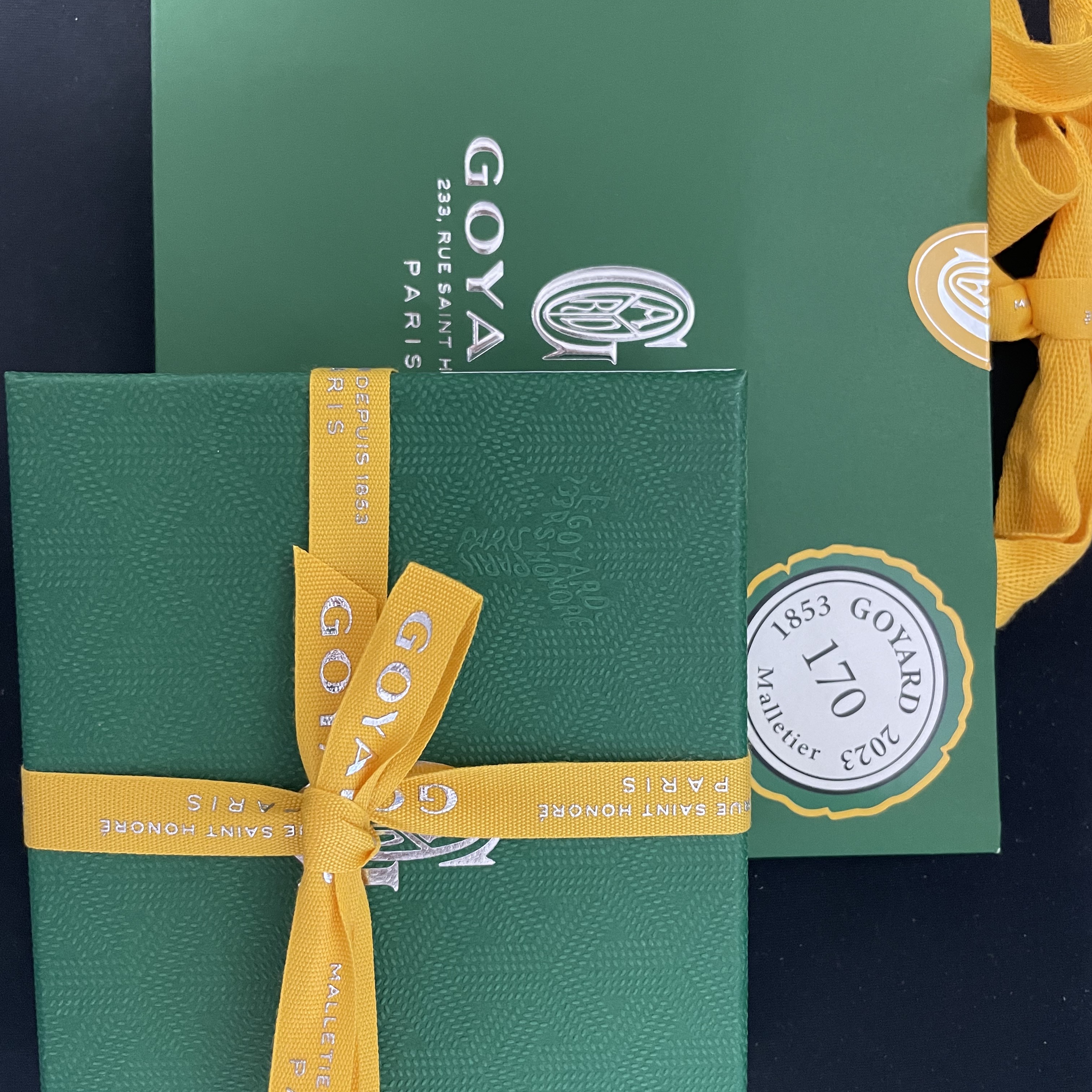 Goyard Victoire Wallet Green 착용 스타일 - 2