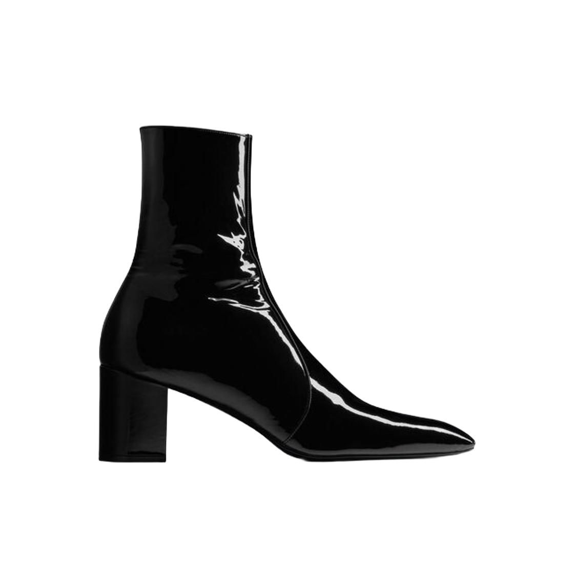 생로랑 XIV 지퍼 부츠 페이턴트 레더 블랙(Saint Laurent XIV Zipped Boots in Patent Leather Black)