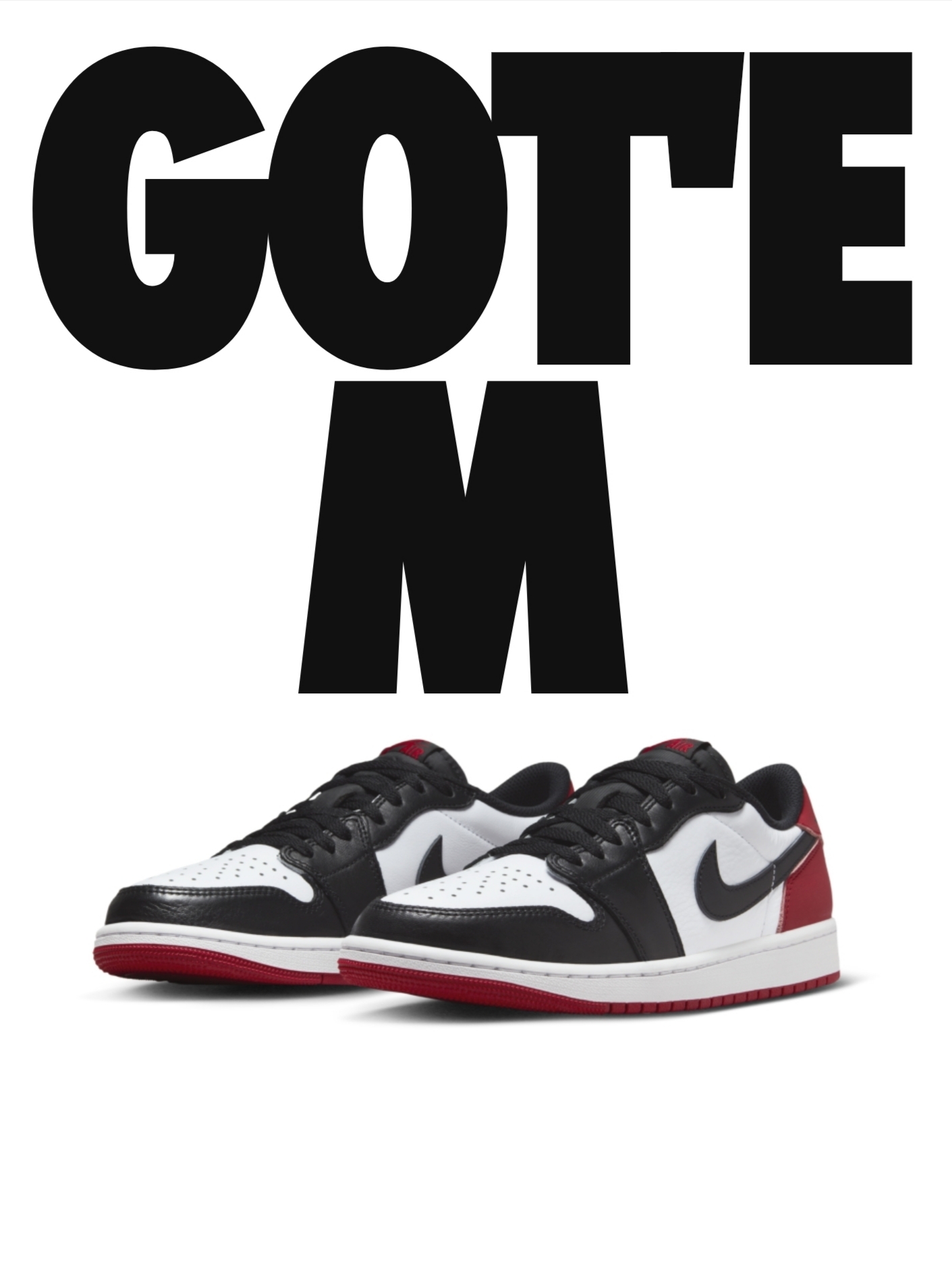 Jordan 1 Retro Low OG Black Toe 착용 스타일