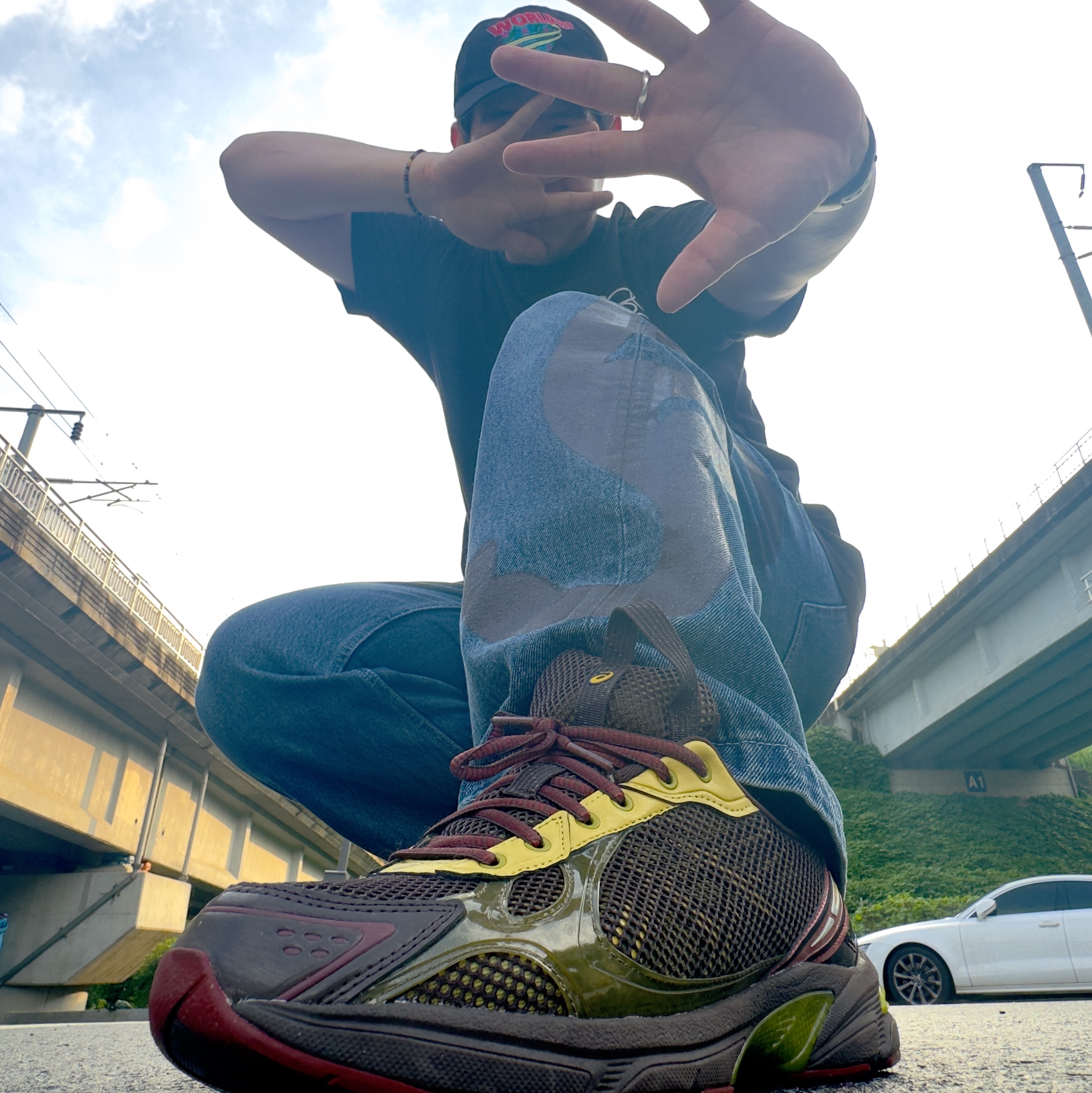 Asics UB4-S Gel-1130 Demitasse 착용 스타일 - 3