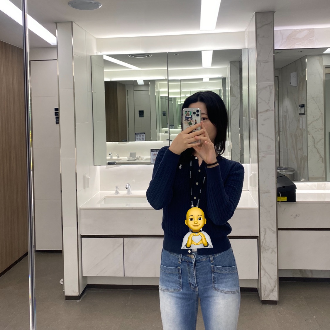 [30% 적립] Polo Ralph Lauren Children Mini Cable Cotton Cardigan Hunter Navy 착용 스타일