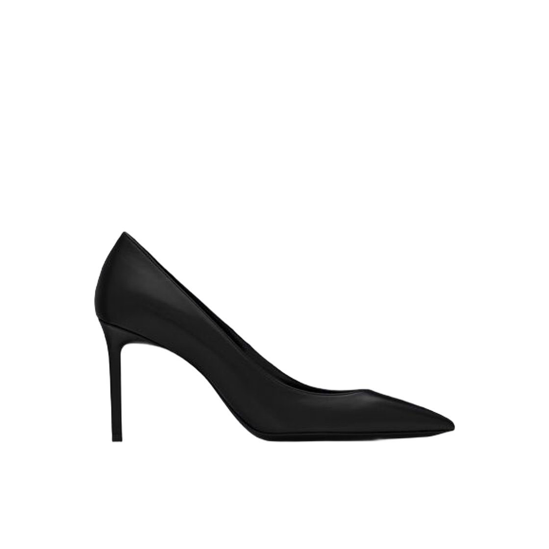 (W) 생로랑 안자 펌프 스무스 레더 블랙((W) Saint Laurent Anja Pumps in Smooth Leather Black) - 1