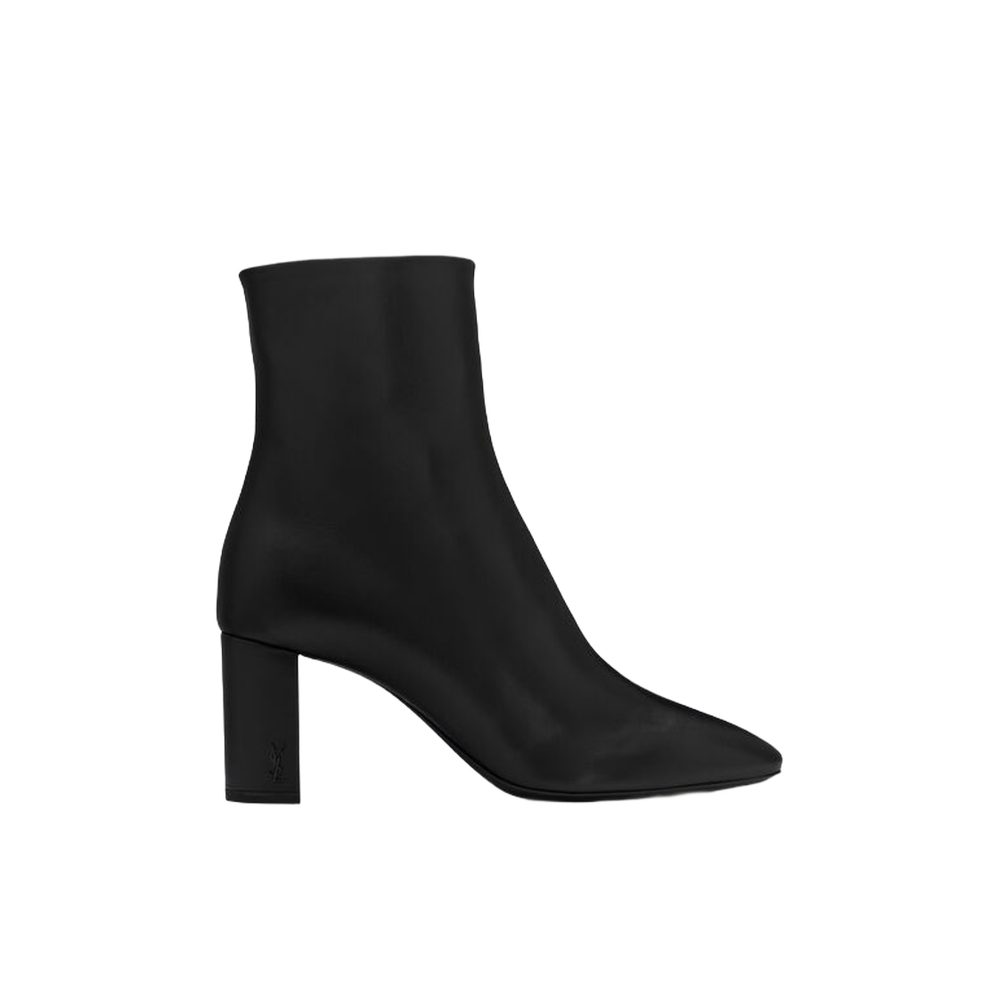 (W) 생로랑 루 앵클 부츠 스무스 레더 블랙((W) Saint Laurent Lou Ankle Boots in Smooth Leather Black) - 1