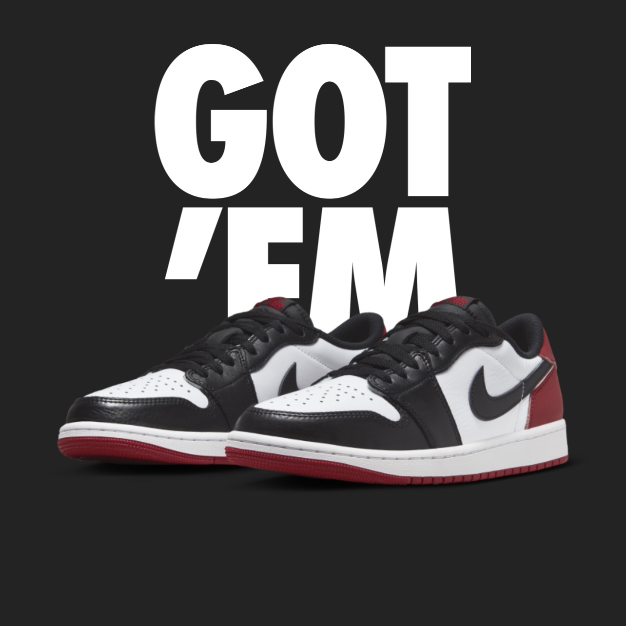 Jordan 1 Retro Low OG Black Toe 착용 스타일