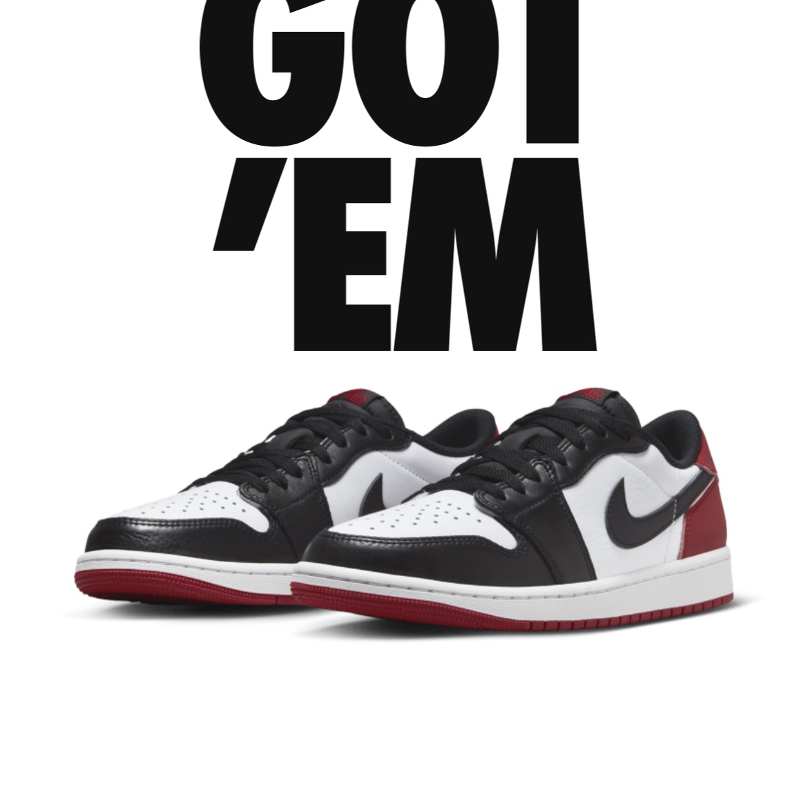 Jordan 1 Retro Low OG Black Toe 착용 스타일