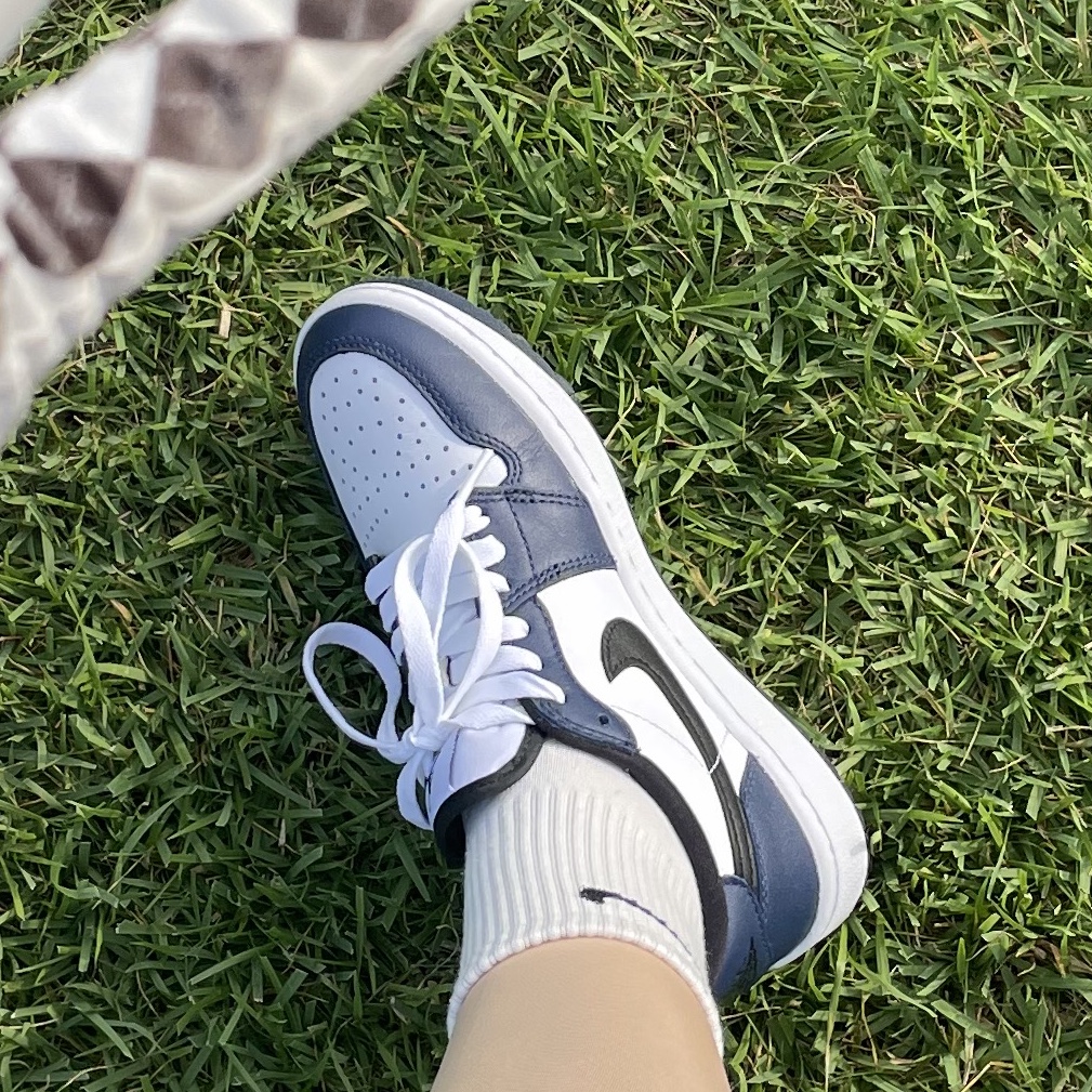 Jordan 1 Low Golf Midnight Navy 착용 스타일