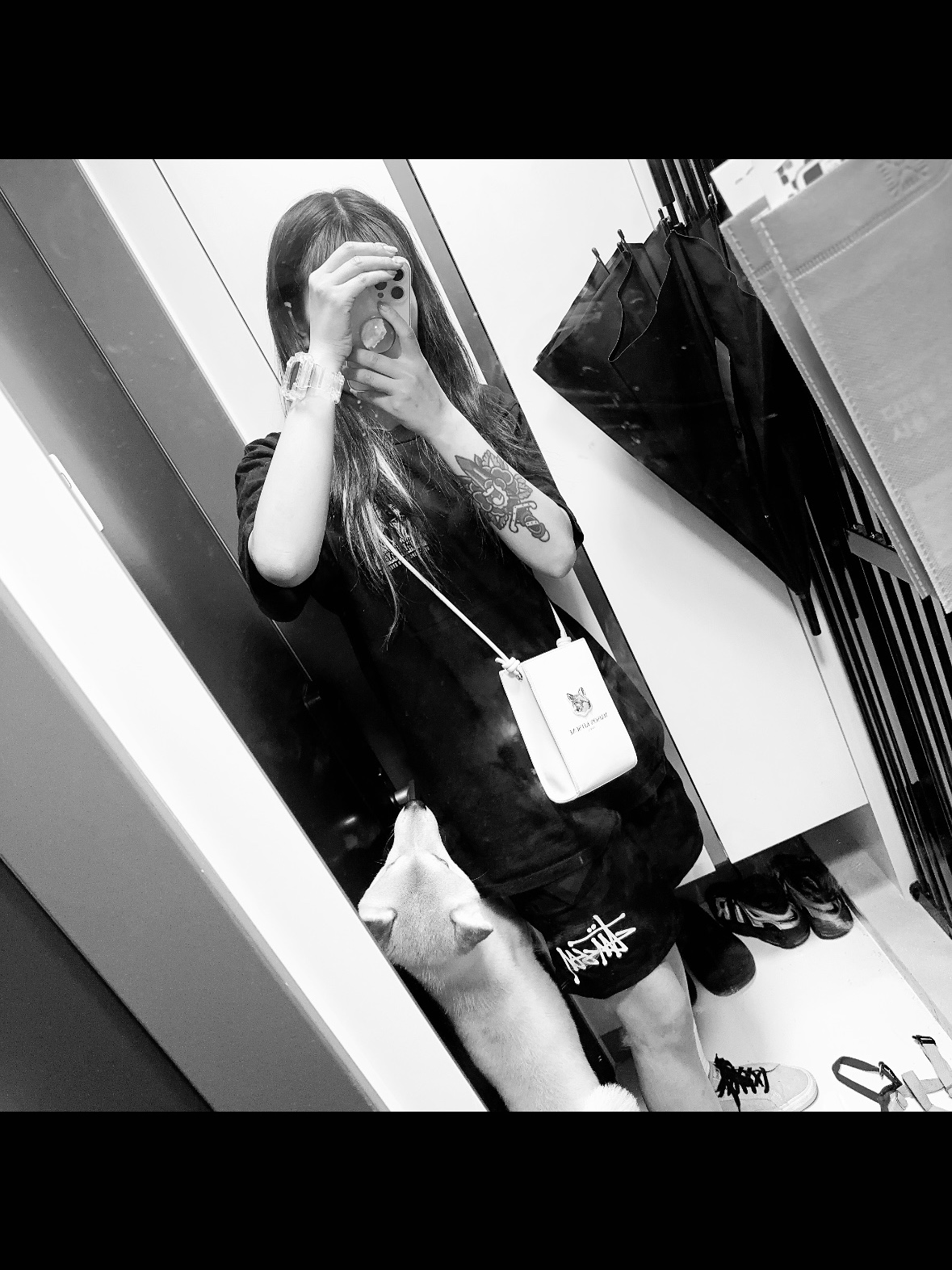 Stussy Big Basic Water Shorts Black, Converse x Stussy One Star Pro Ox 8 Ball Green 착용 스타일