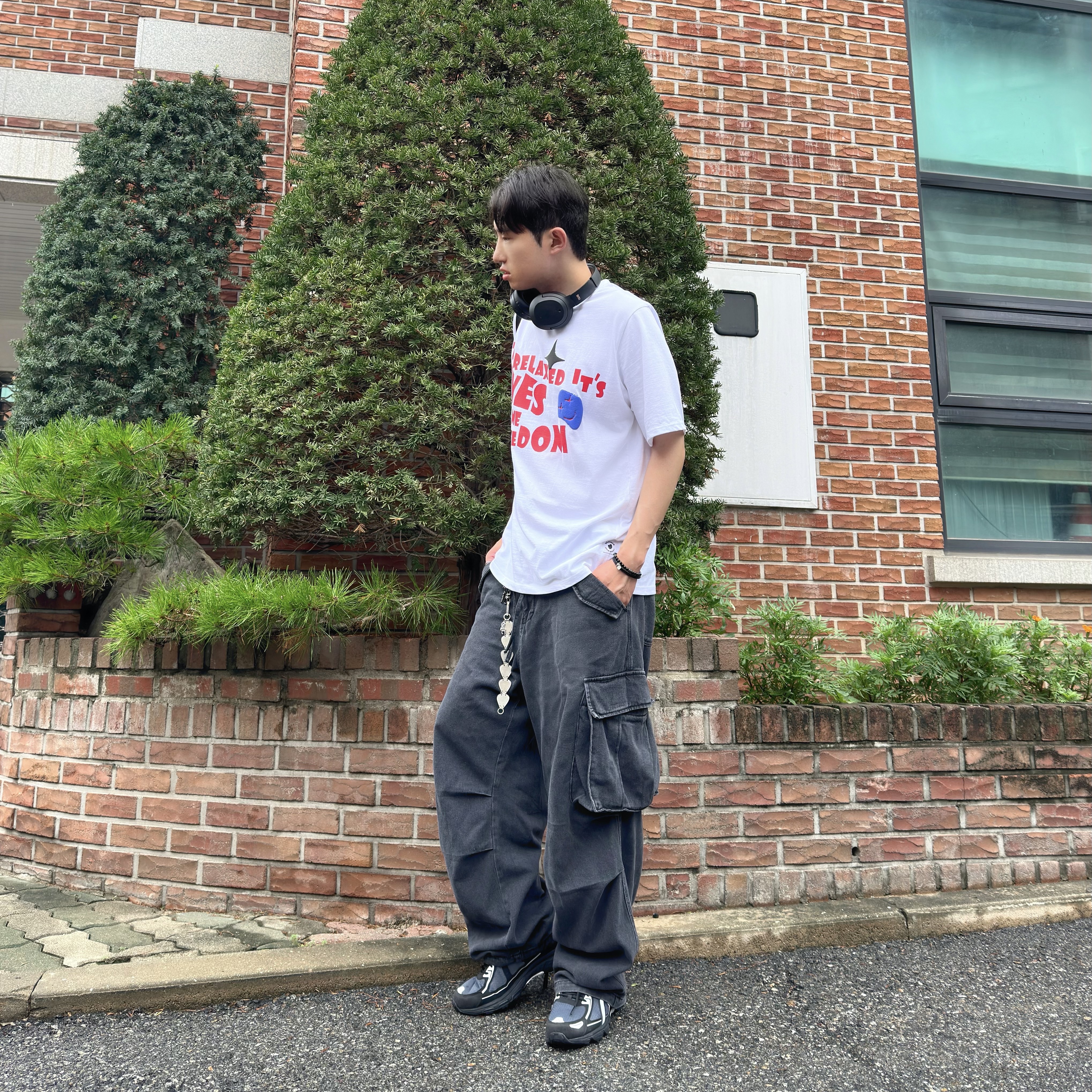 Asics Gel-Venture 6 Carrier Grey 착용 스타일 - 1