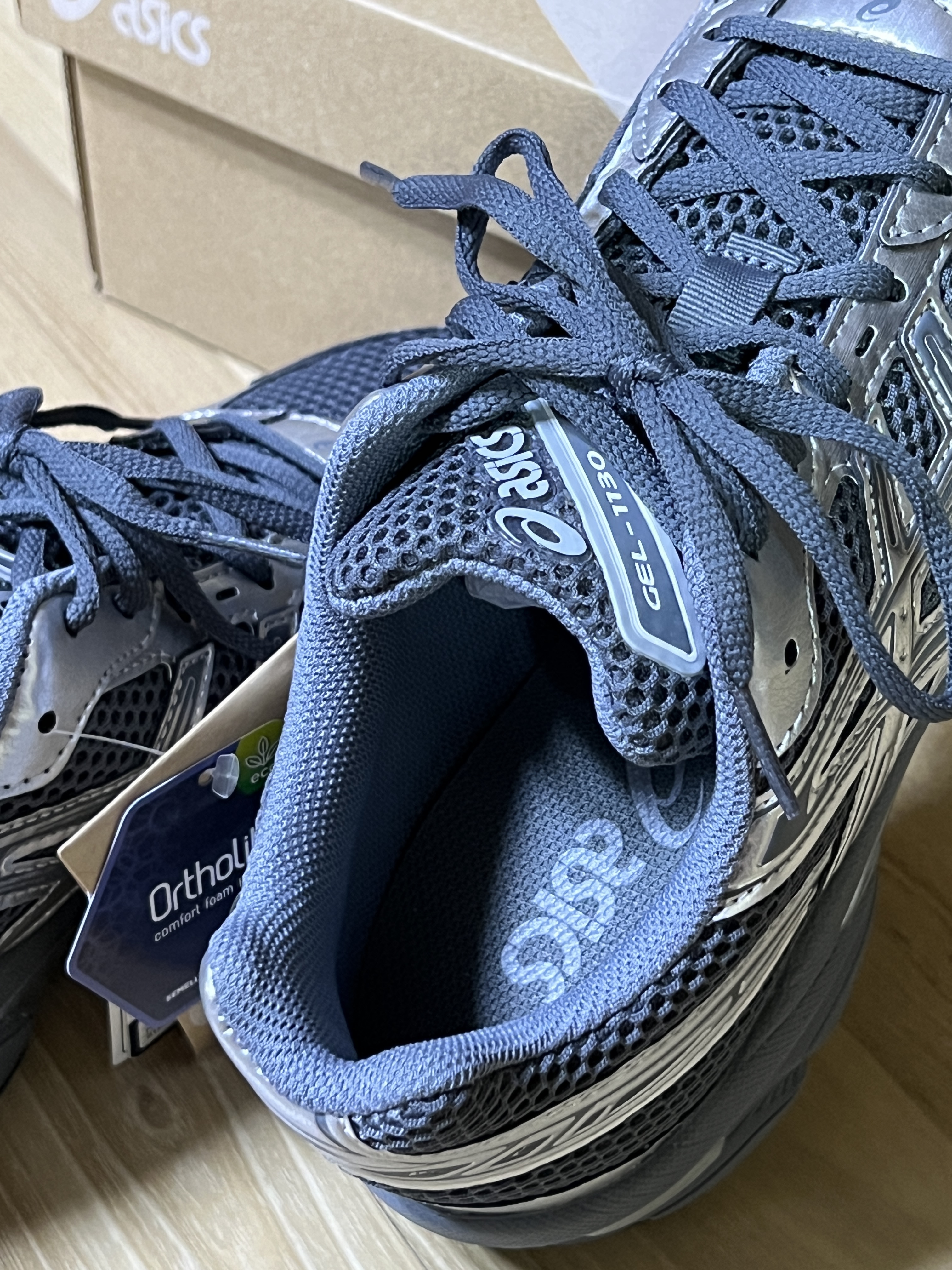 Asics Gel-1130 Steel Grey Pure Silver 착용 스타일 - 5