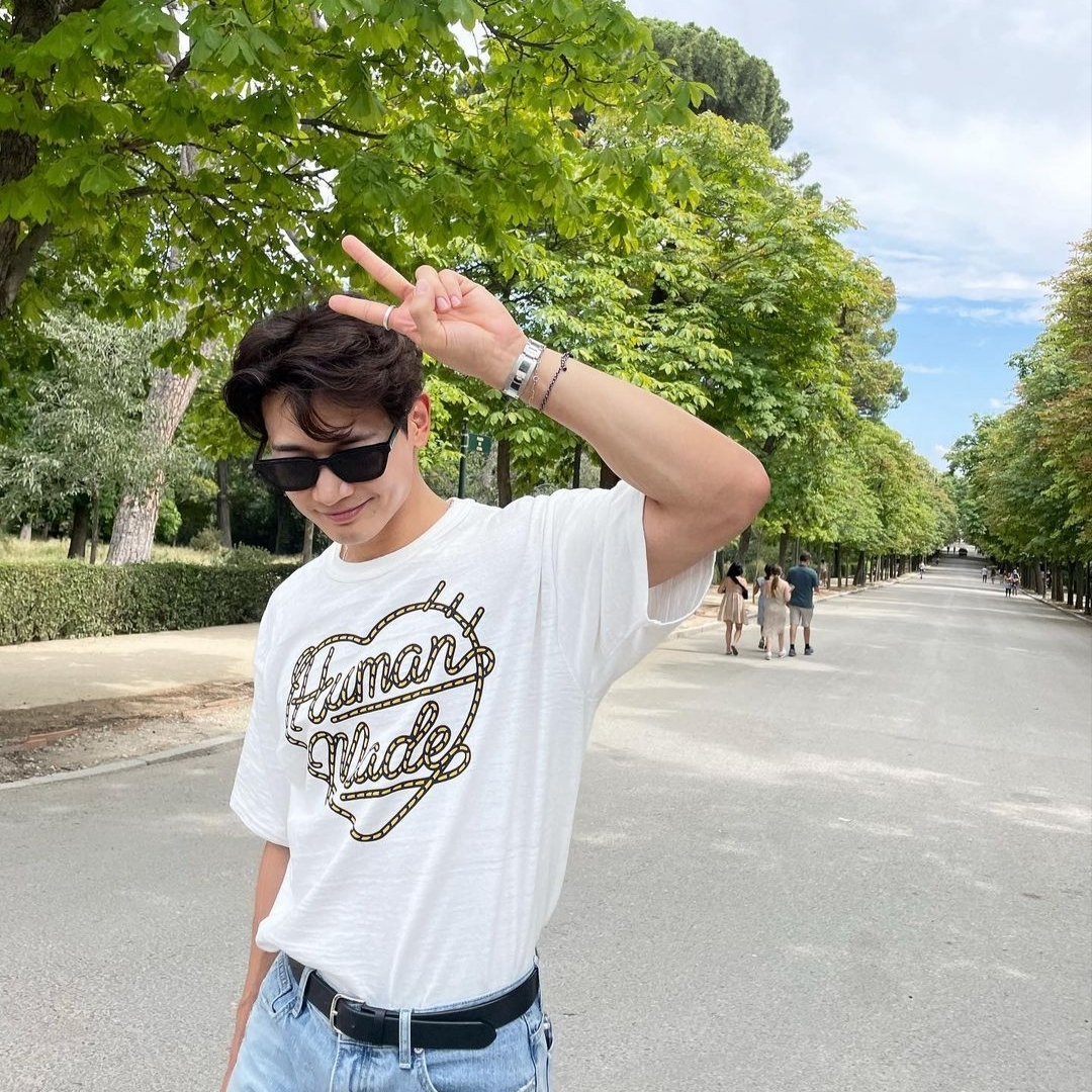 Human Made Graphic T-Shirt #01 White 착용 스타일 - 2