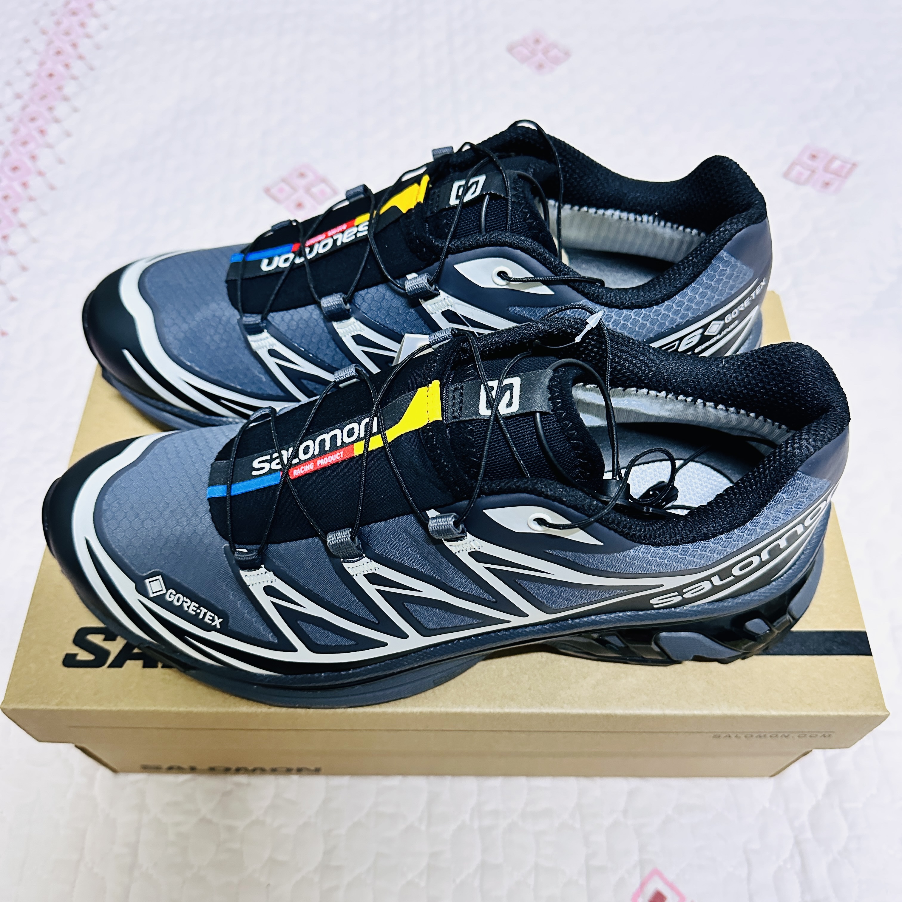 Salomon XT-6 Gore-Tex Black Ebony 착용 스타일 - 2