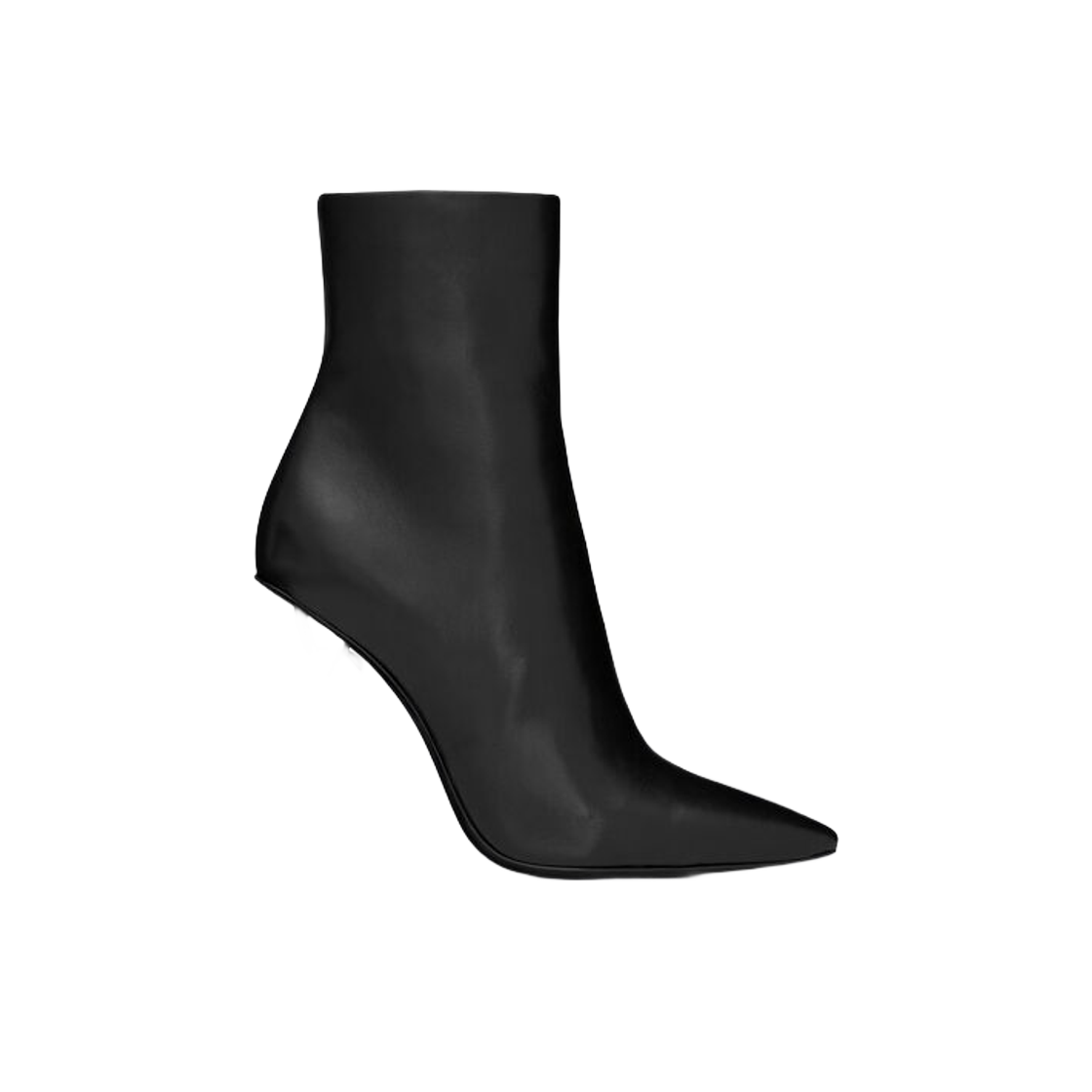 (W) 생로랑 오피움 부티 레더 블랙((W) Saint Laurent Opyum Booties in Leather Black) - 1