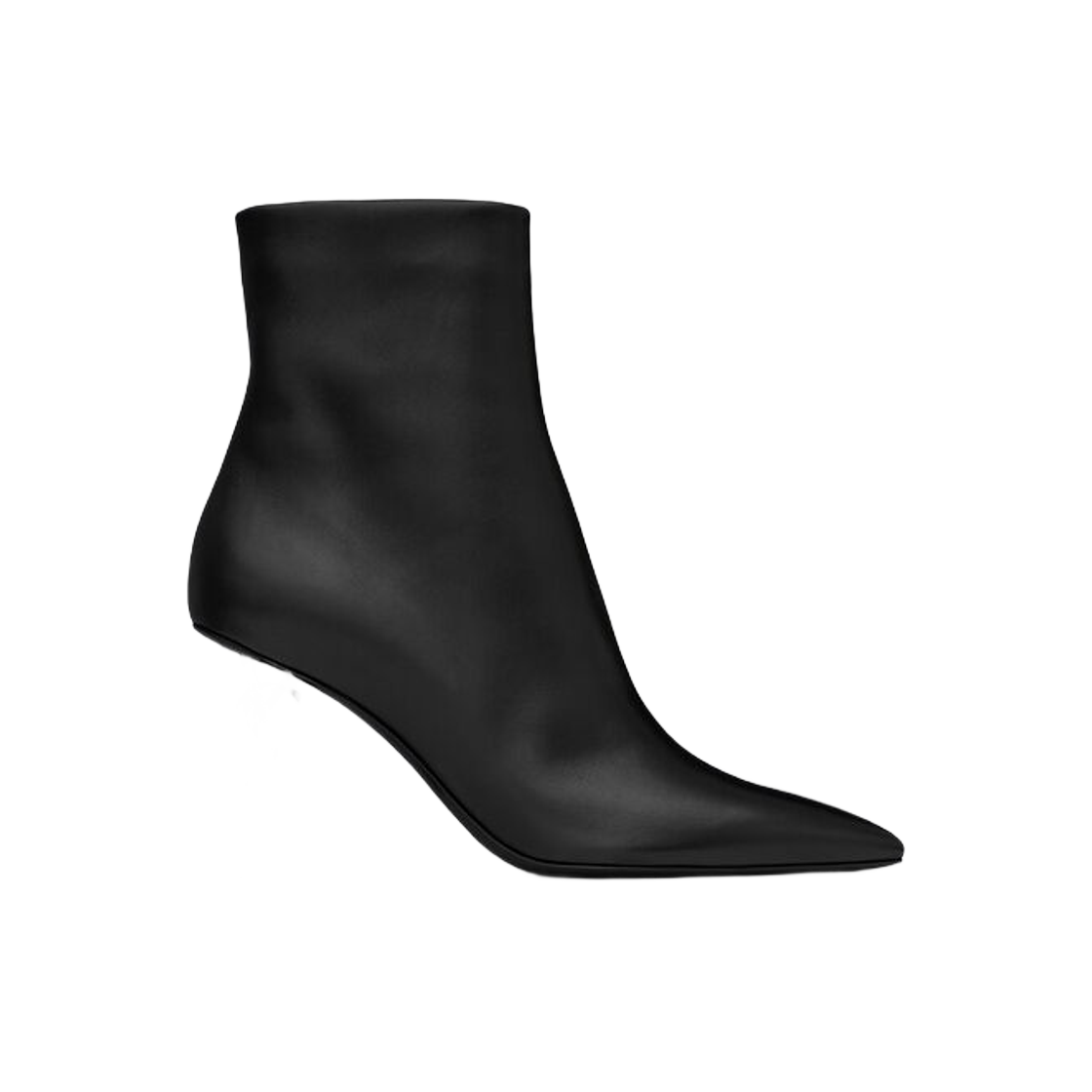 (W) 생로랑 오피움 부티 레더 블랙((W) Saint Laurent Opyum Booties in Leather Black) - 1