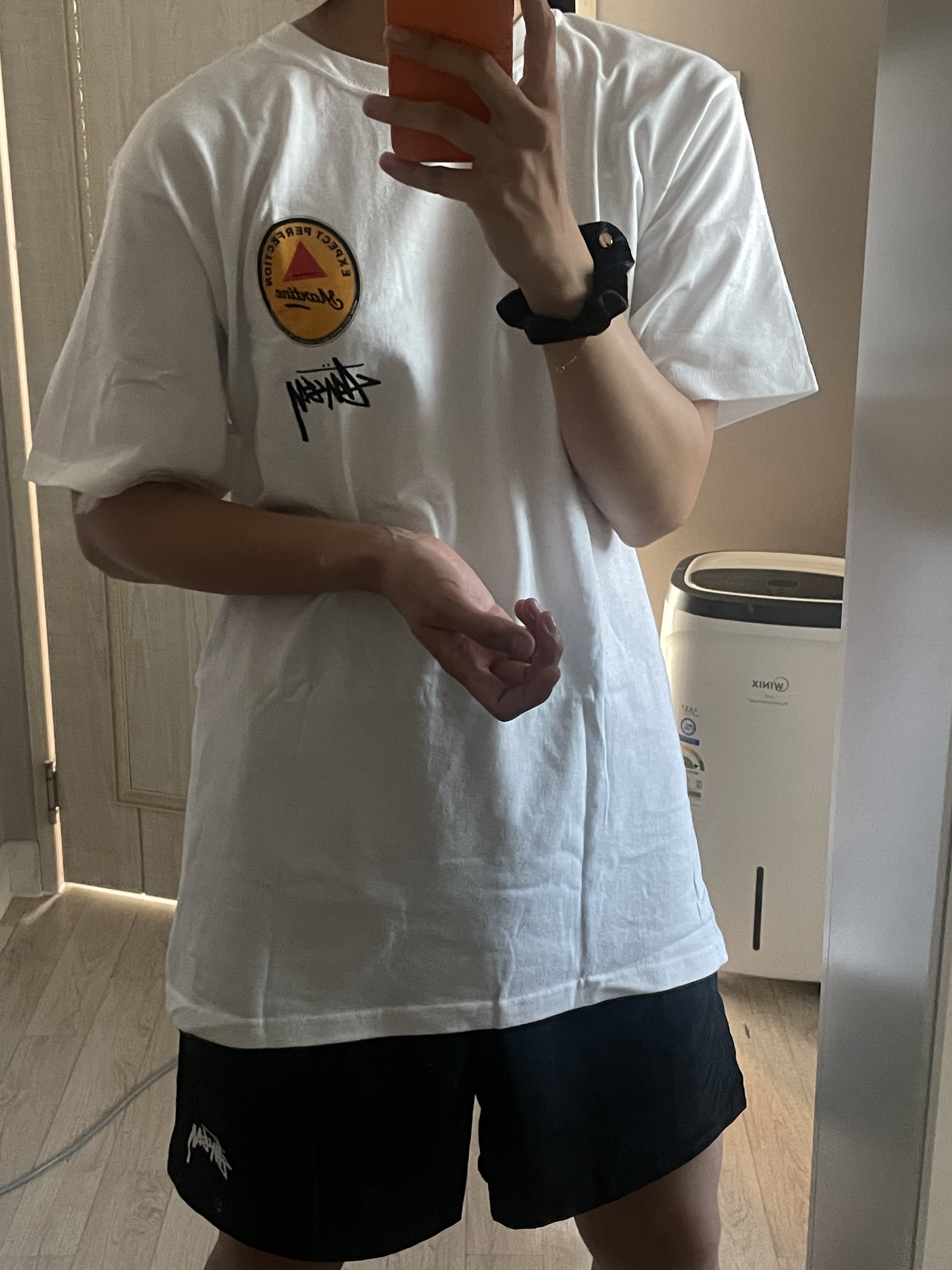 Stussy x Martine Rose 40 WT T-Shirt 착용 스타일