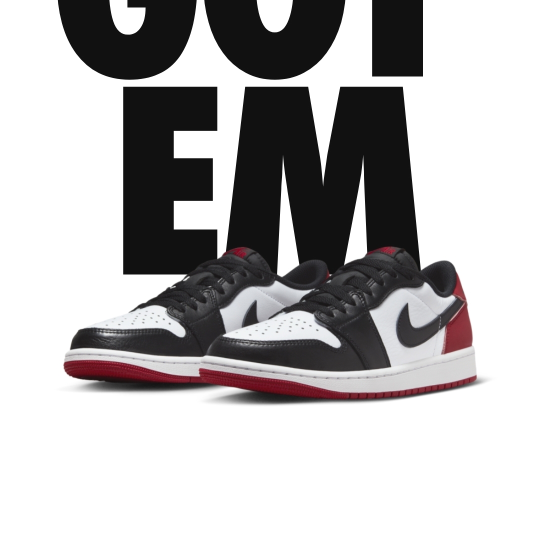 Jordan 1 Retro Low OG Black Toe 착용 스타일