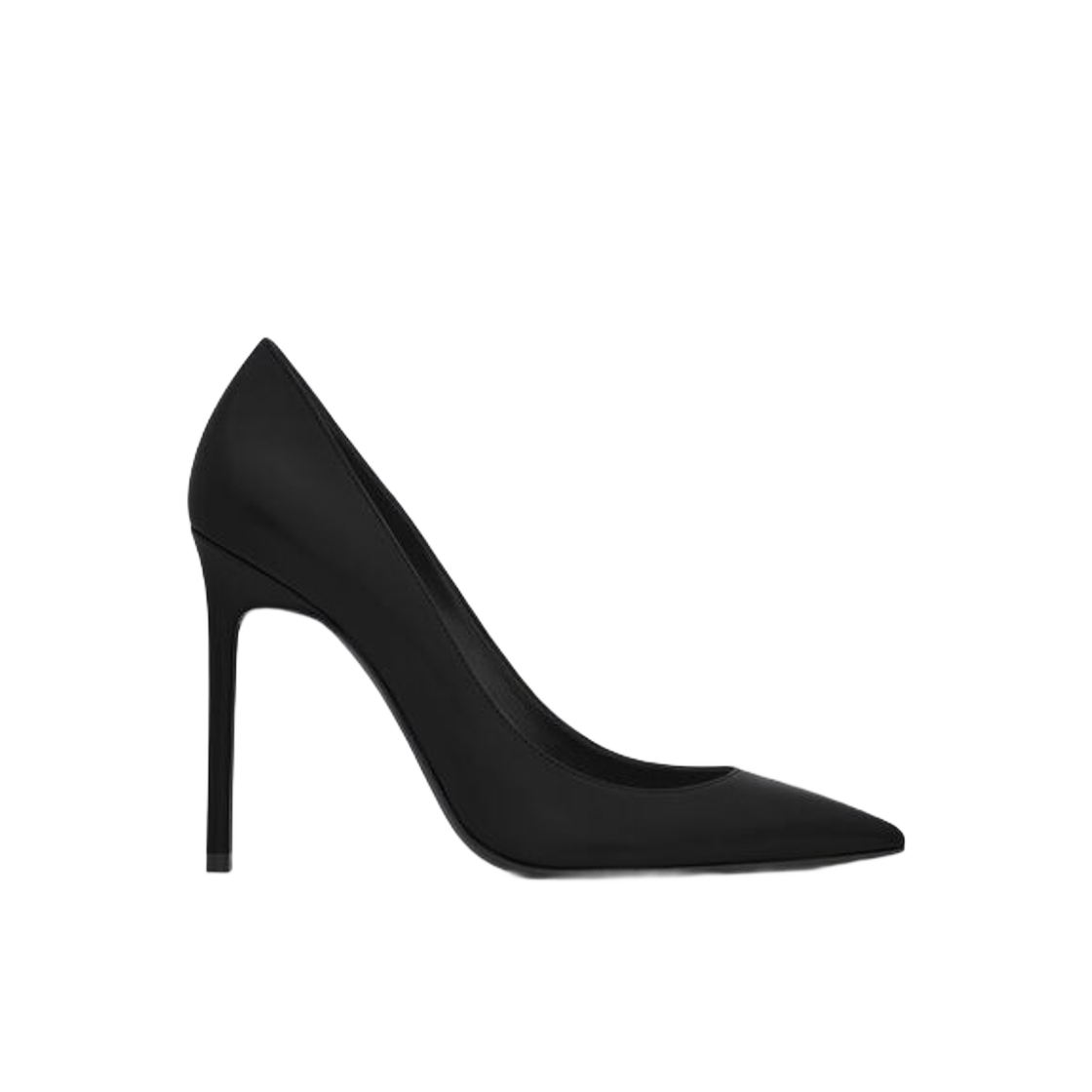 (W) 생로랑 안자 펌프 레더 블랙((W) Saint Laurent Anja Pumps in Leather Black) - 1