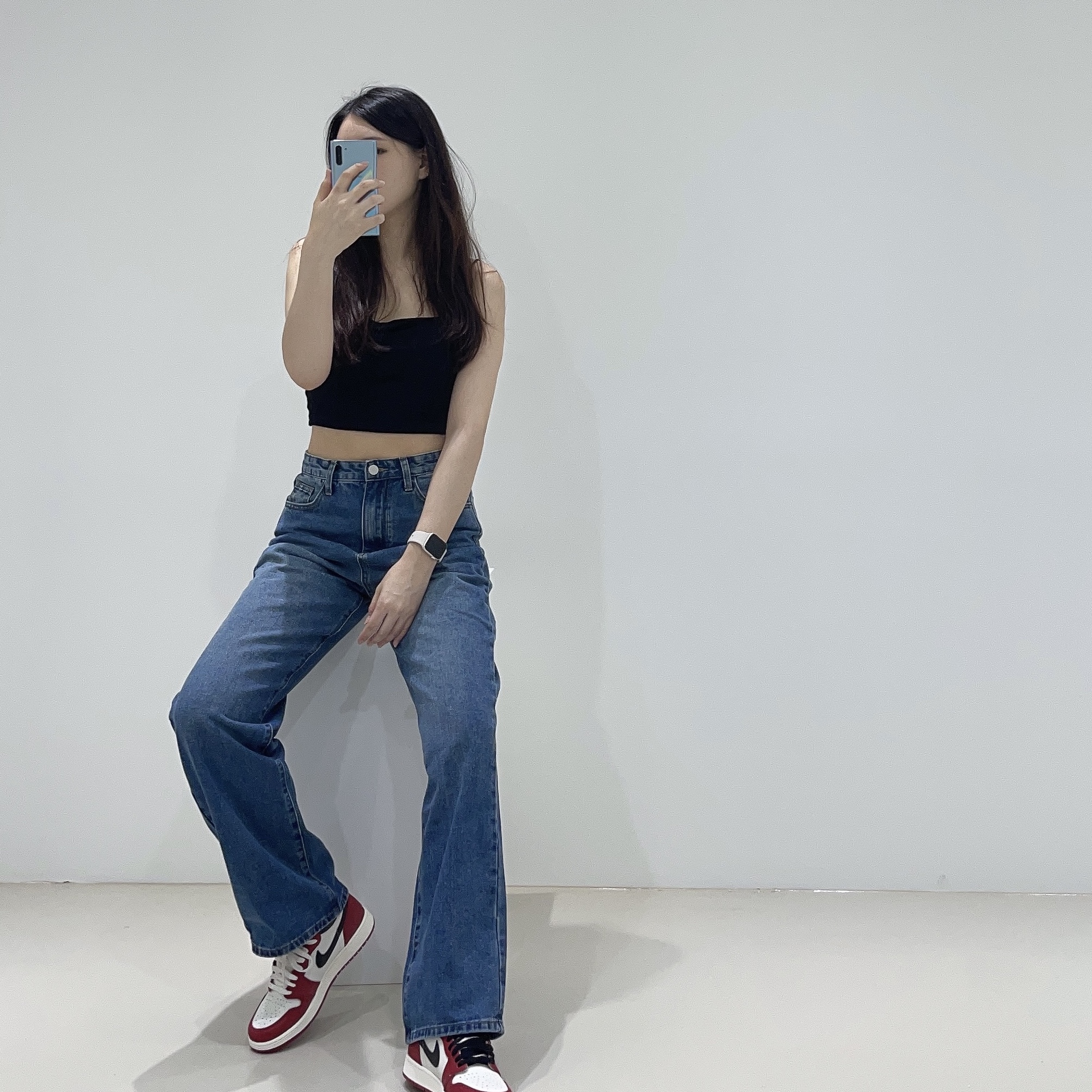 (GS) Jordan 1 Retro High OG Chicago 2022, Jordan 1 Retro High OG Chicago 2022 착용 스타일 - 3