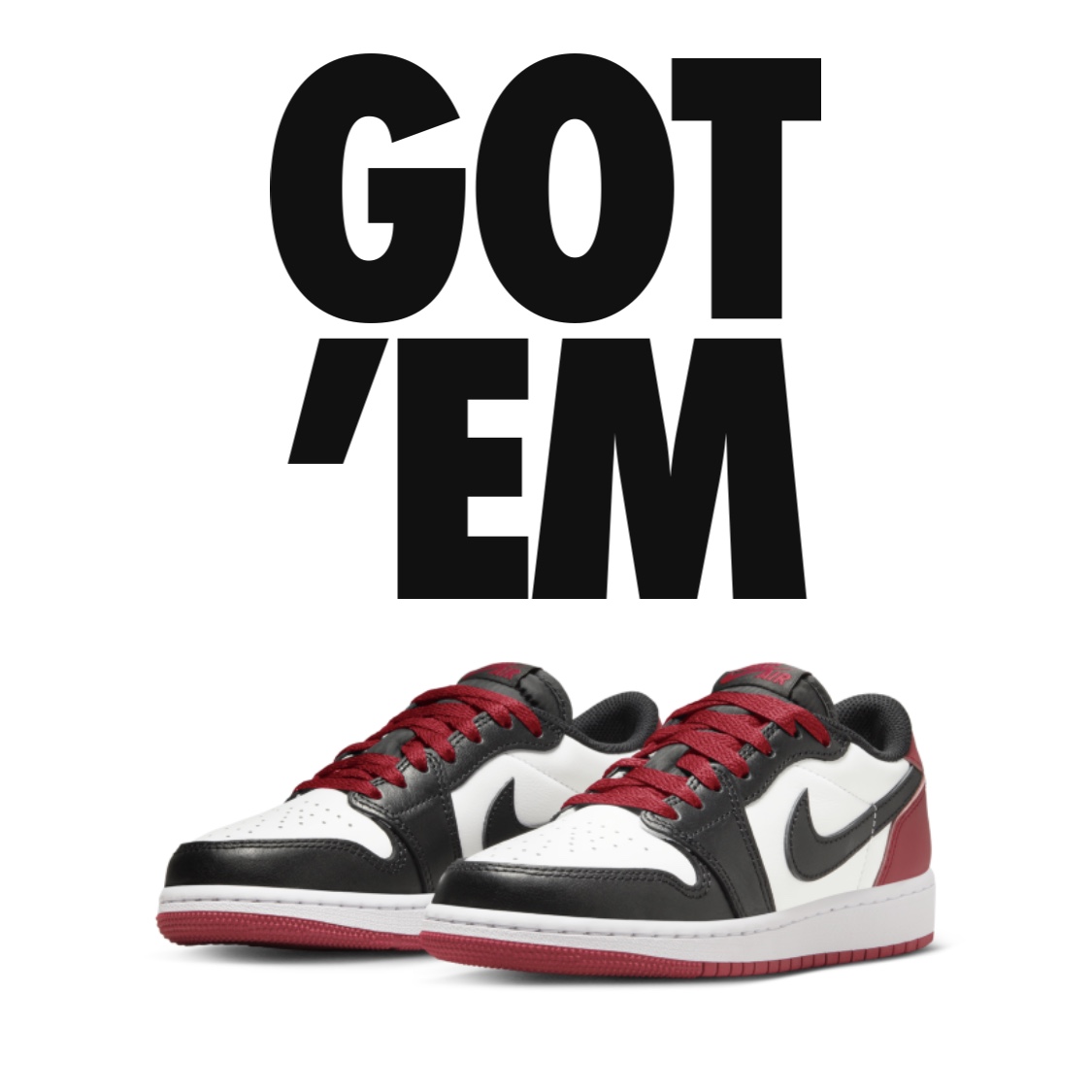 Jordan 1 Low Bred Toe 착용 스타일