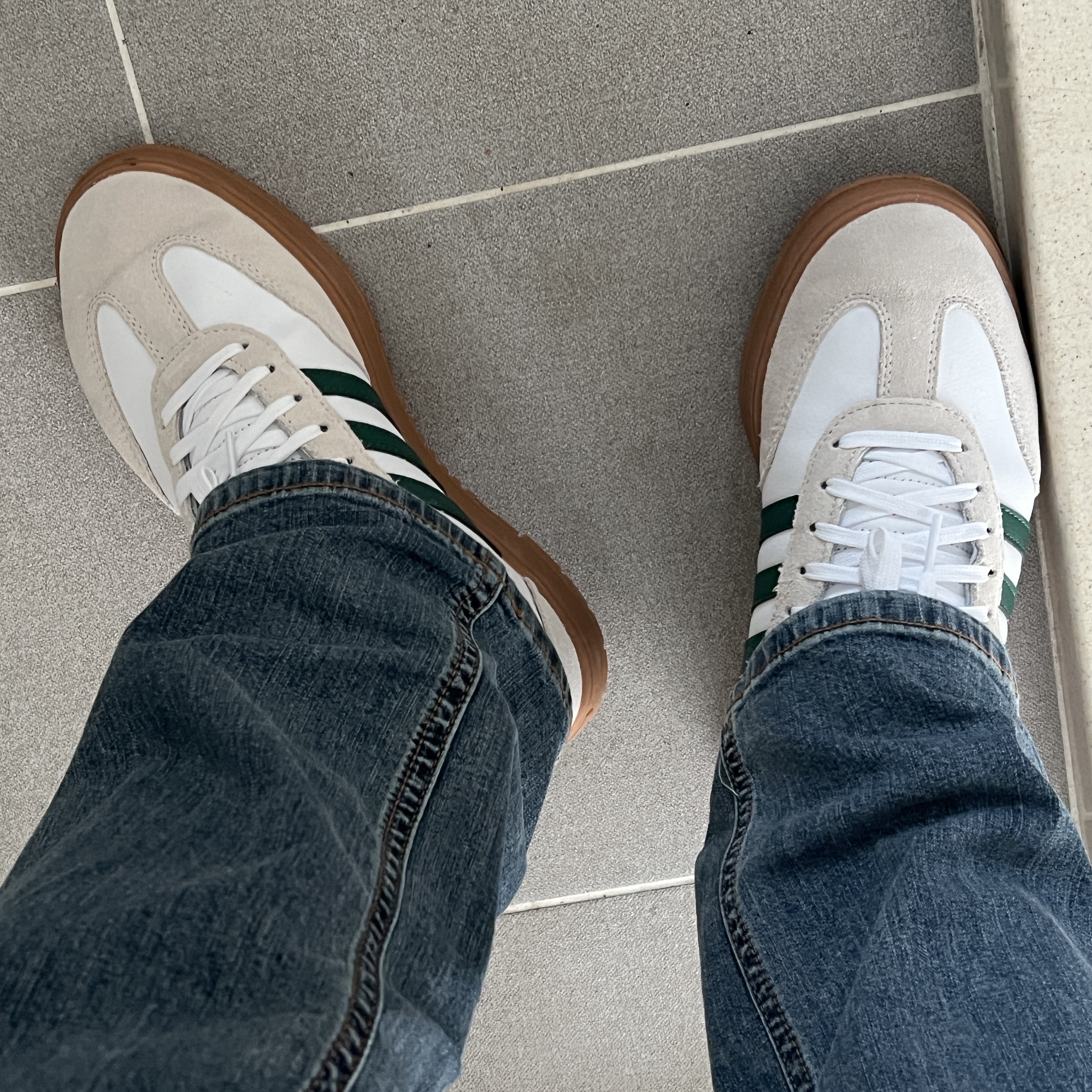 Adidas Gradas Collegiate Green 착용 스타일 - 3