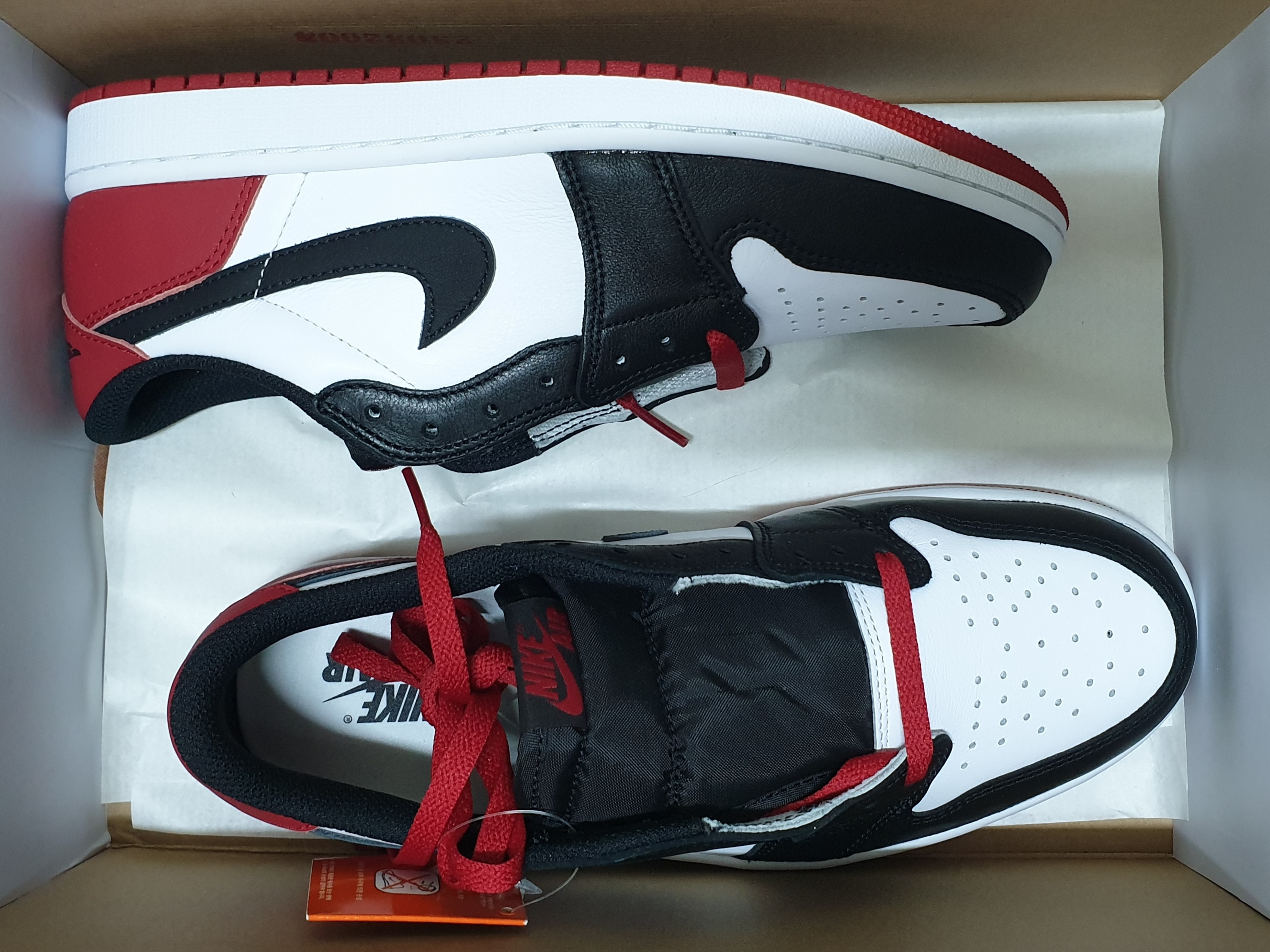 Jordan 1 Retro Low OG Black Toe 착용 스타일