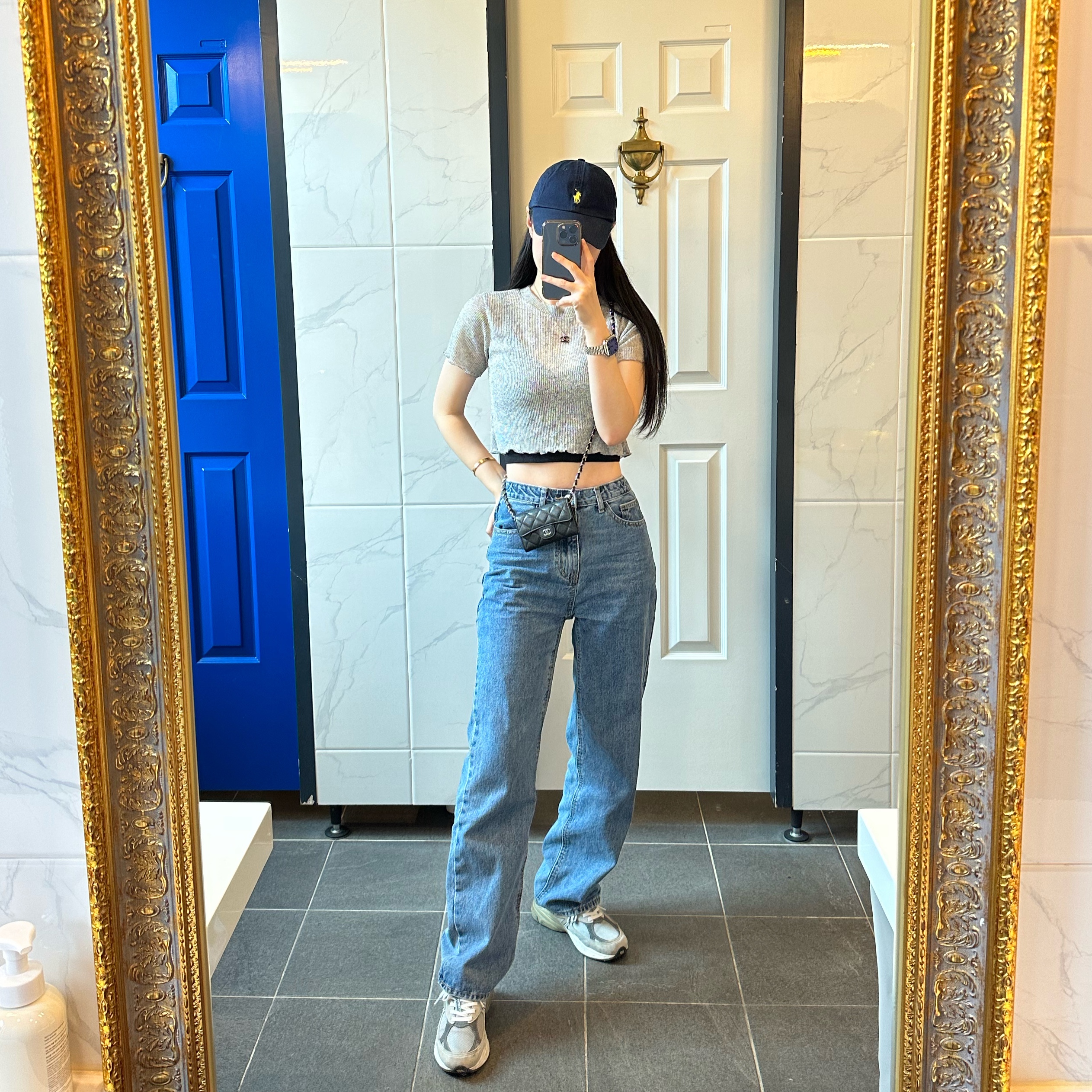 [30% 적립] Polo Ralph Lauren Cotton Chino Ball Cap Newport Navy, Chanel Classic Card Holder Grained Calfskin & Silver Black 착용 스타일 - 1