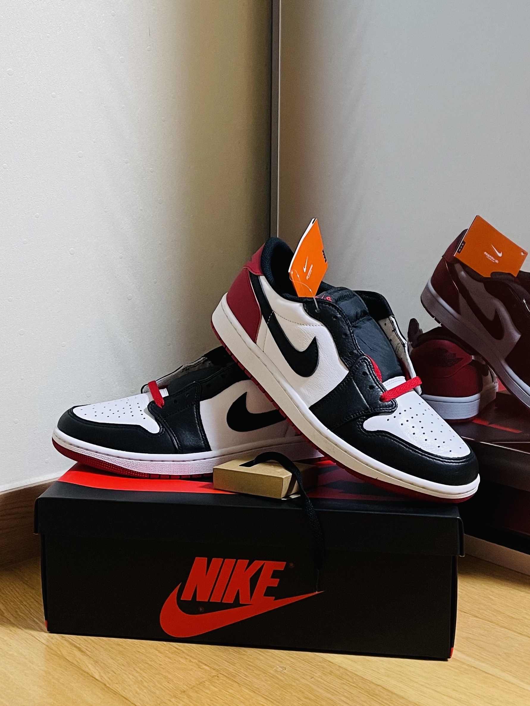 Jordan 1 Retro Low OG Black Toe 착용 스타일