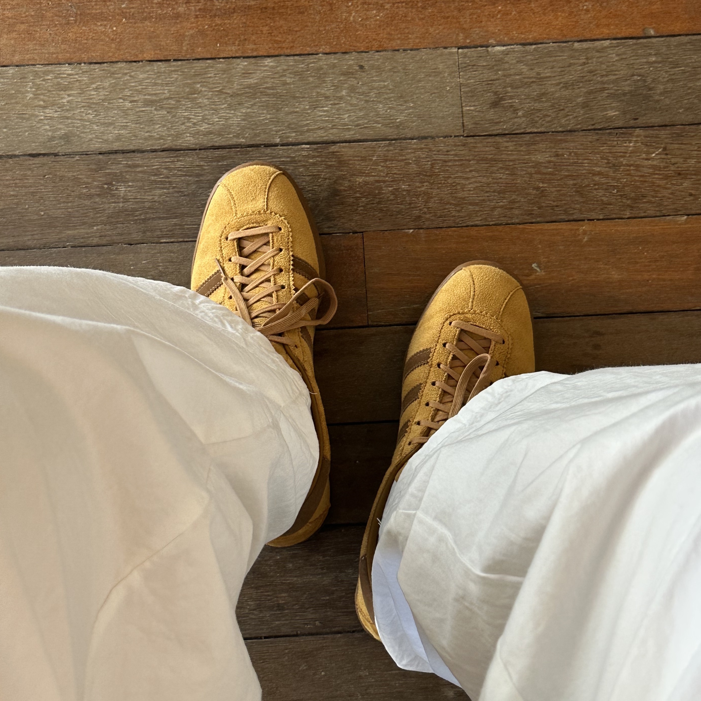 Adidas Tobacco Gruen Mesa Brown Desert 착용 스타일