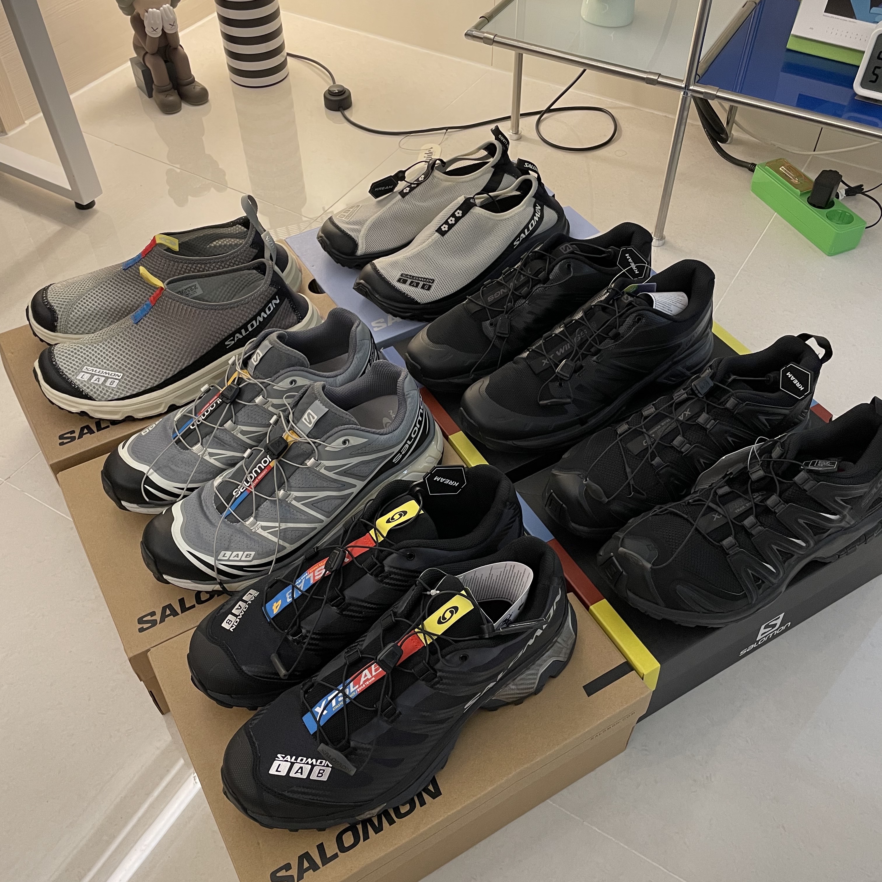 Salomon XA Pro 3D Black Magnet 착용 스타일
