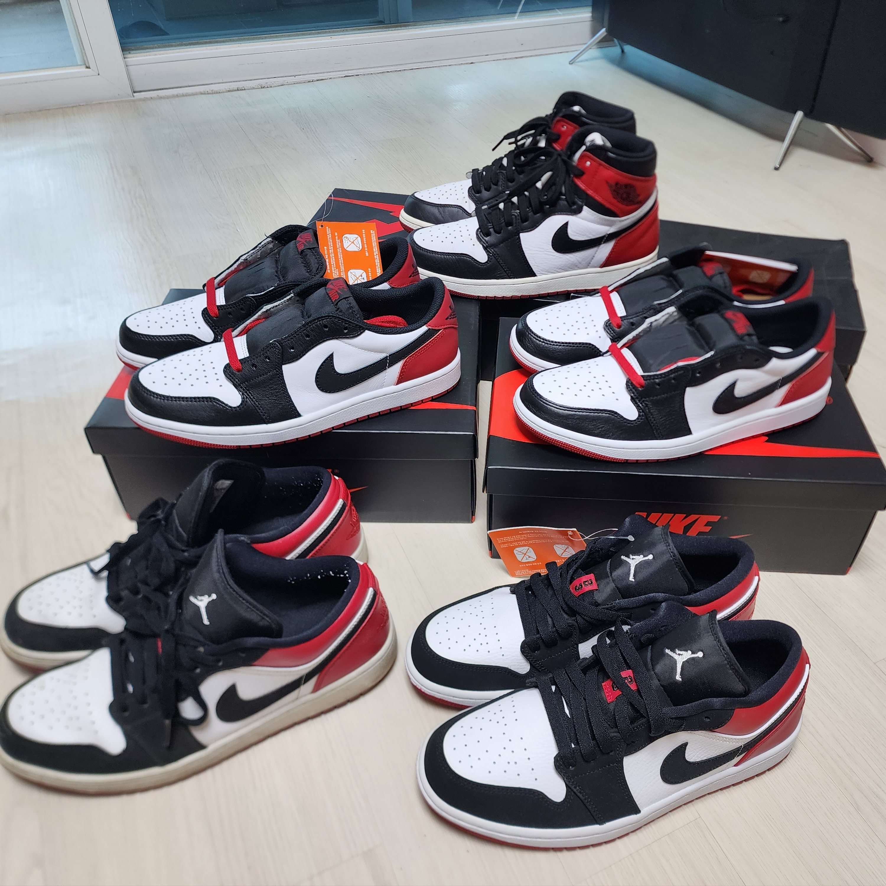 Jordan 1 Low Black Toe 착용 스타일