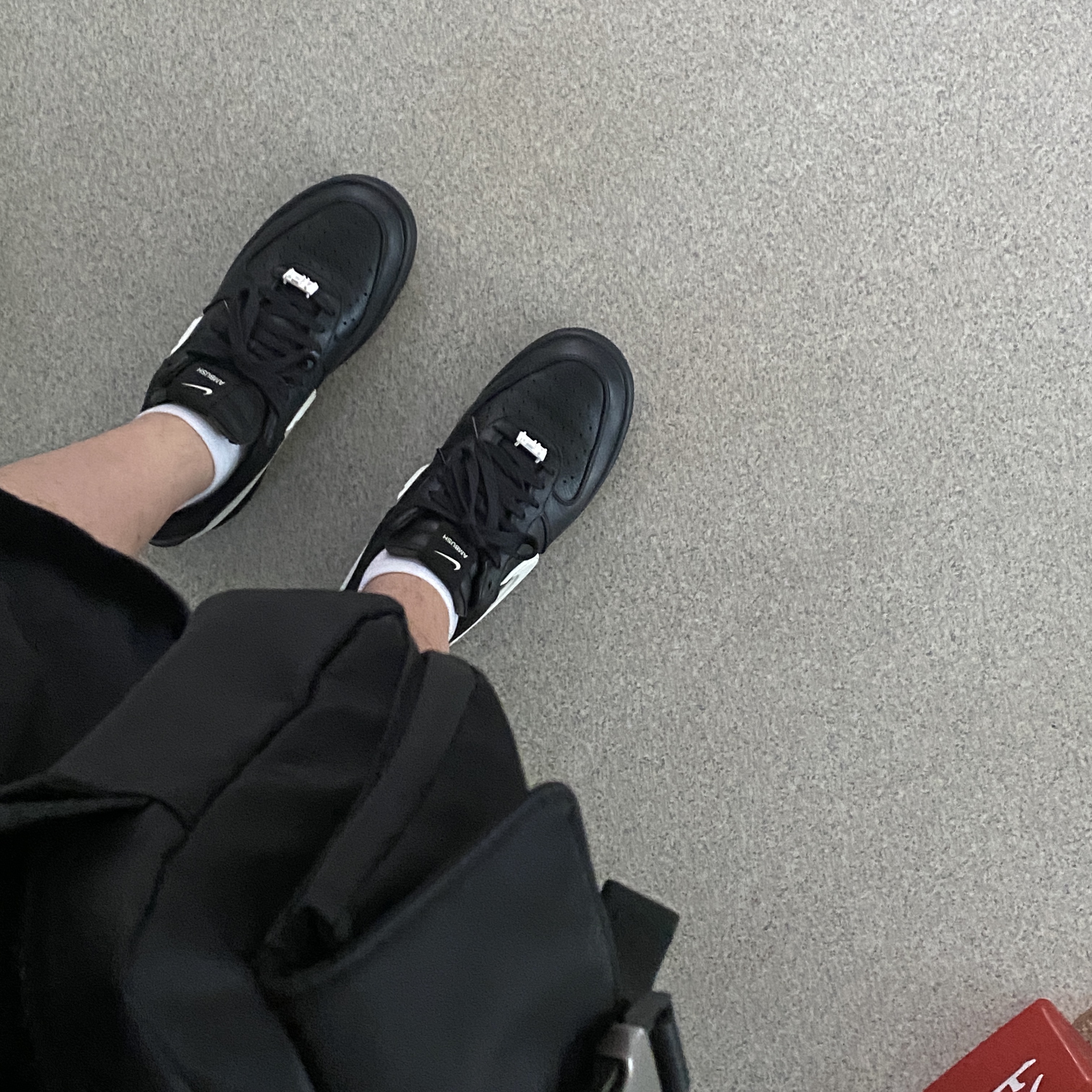 Nike x Ambush Air Force 1 Low SP Black 착용 스타일