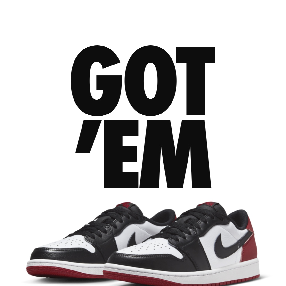 Jordan 1 Retro Low OG Black Toe 착용 스타일