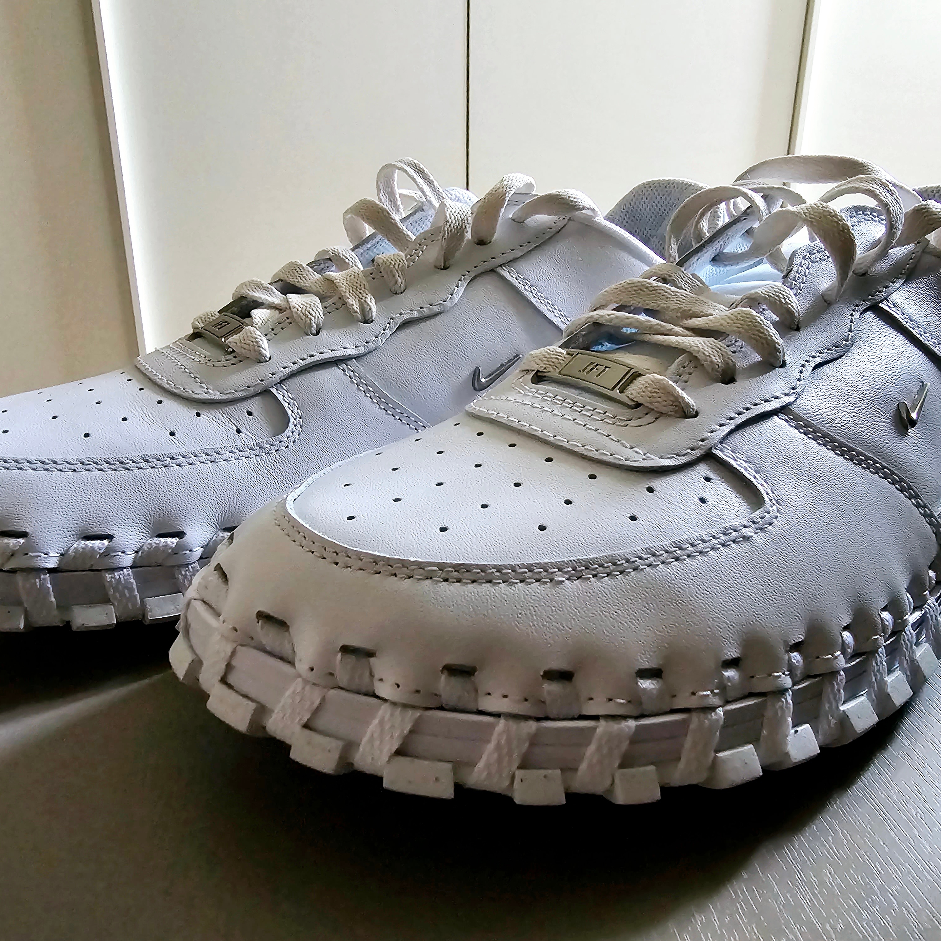 Nike x Jacquemus J Force 1 Low LX SP White 착용 스타일