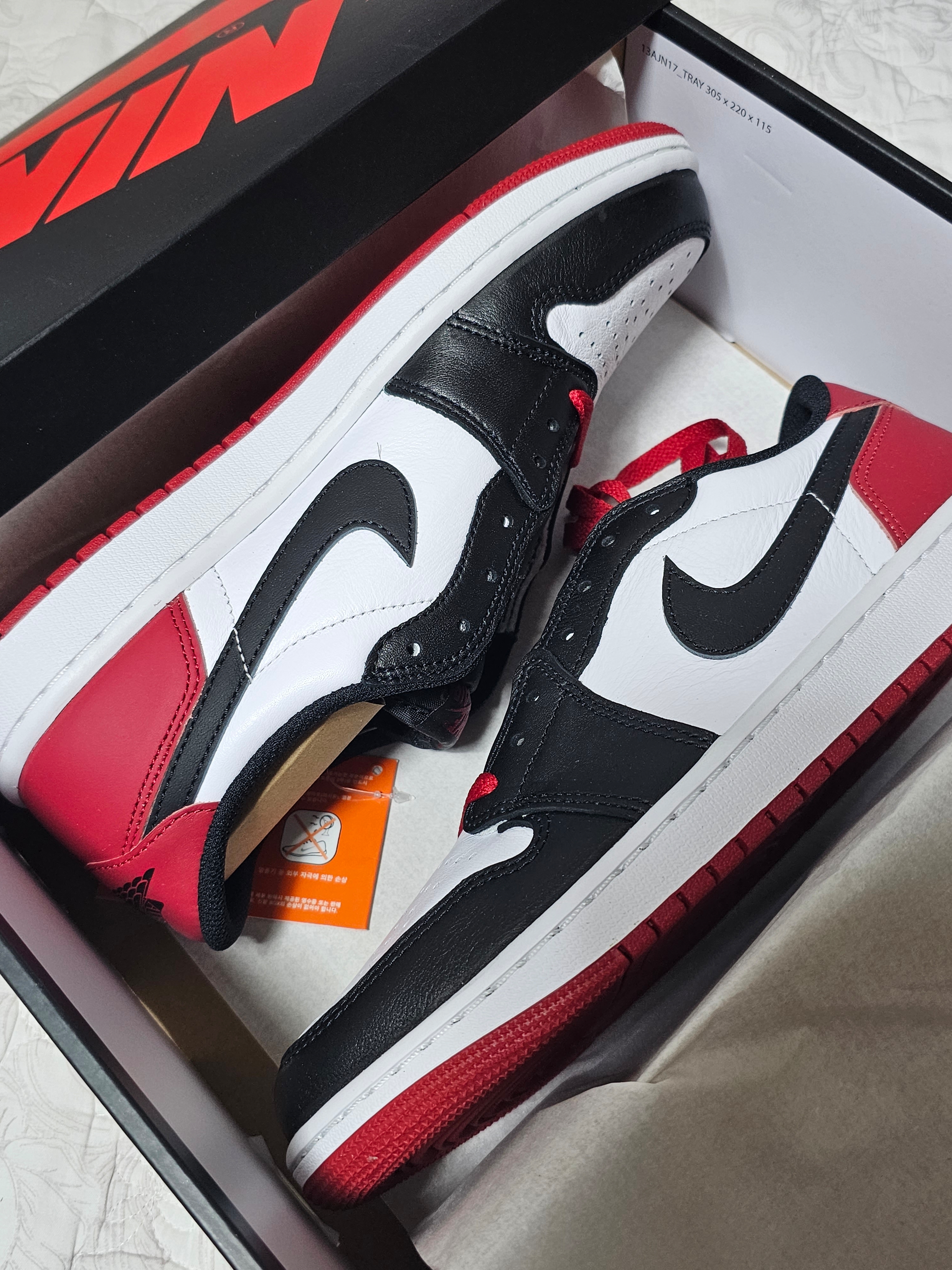 Jordan 1 Retro Low OG Black Toe 착용 스타일
