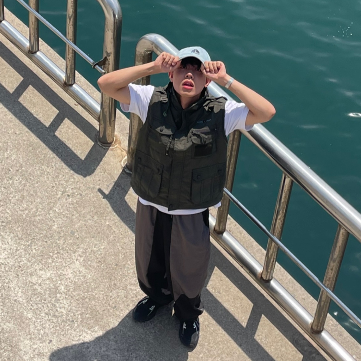 Asics Gel-Venture 6 Trail Black 착용 스타일 - 2