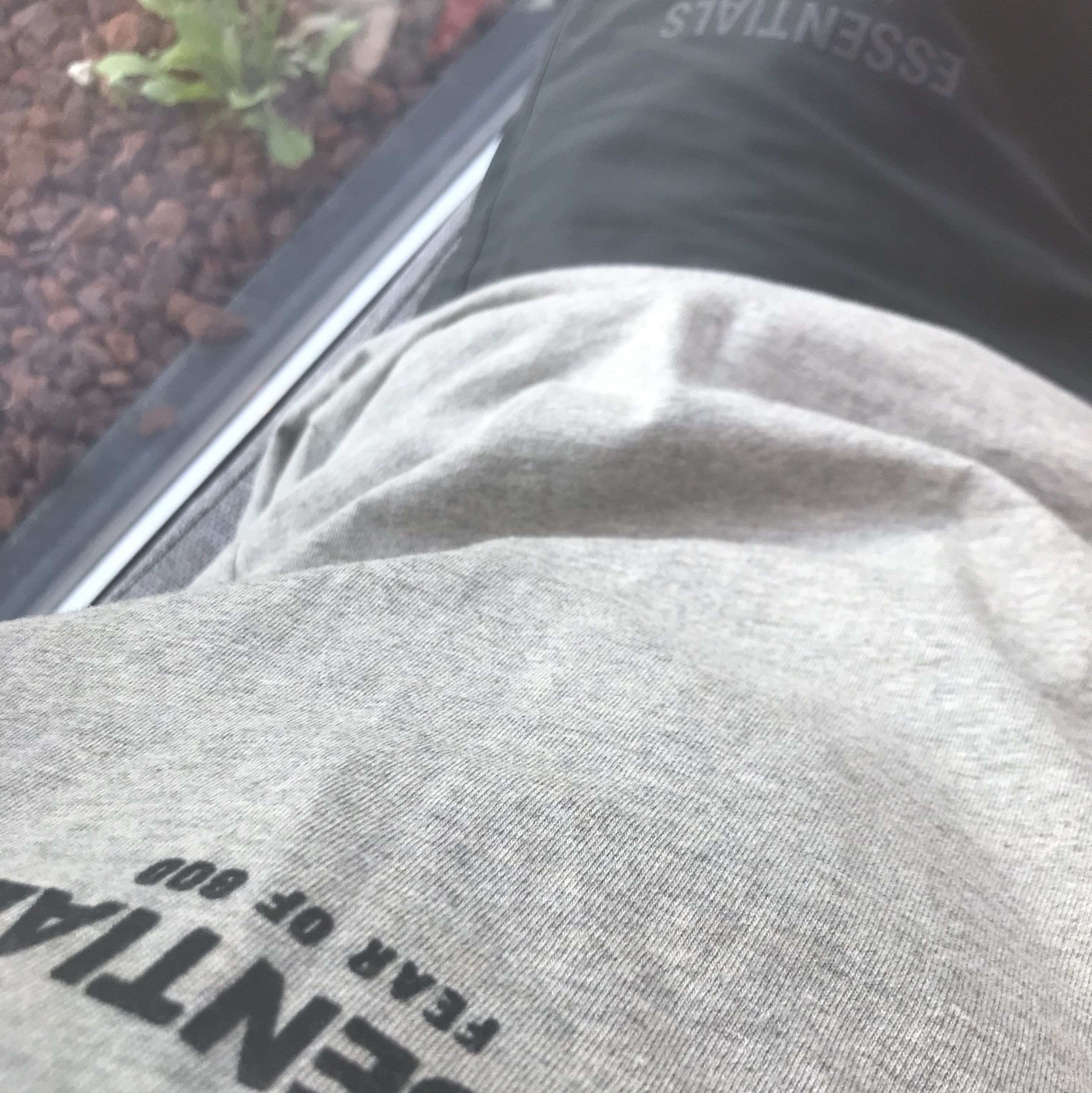 Essentials The Core Collection T-Shirt Dark Oatmeal, Essentials Volley Shorts Black - 21SS 착용 스타일