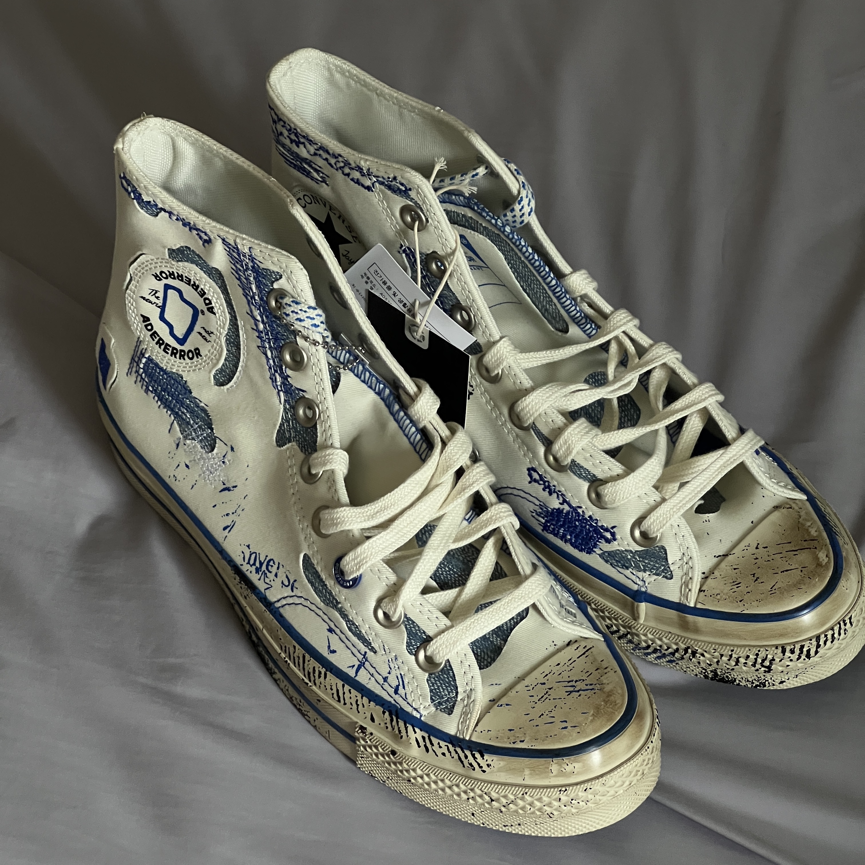 Converse x Ader Error Chuck 70 High White 착용 스타일 - 4