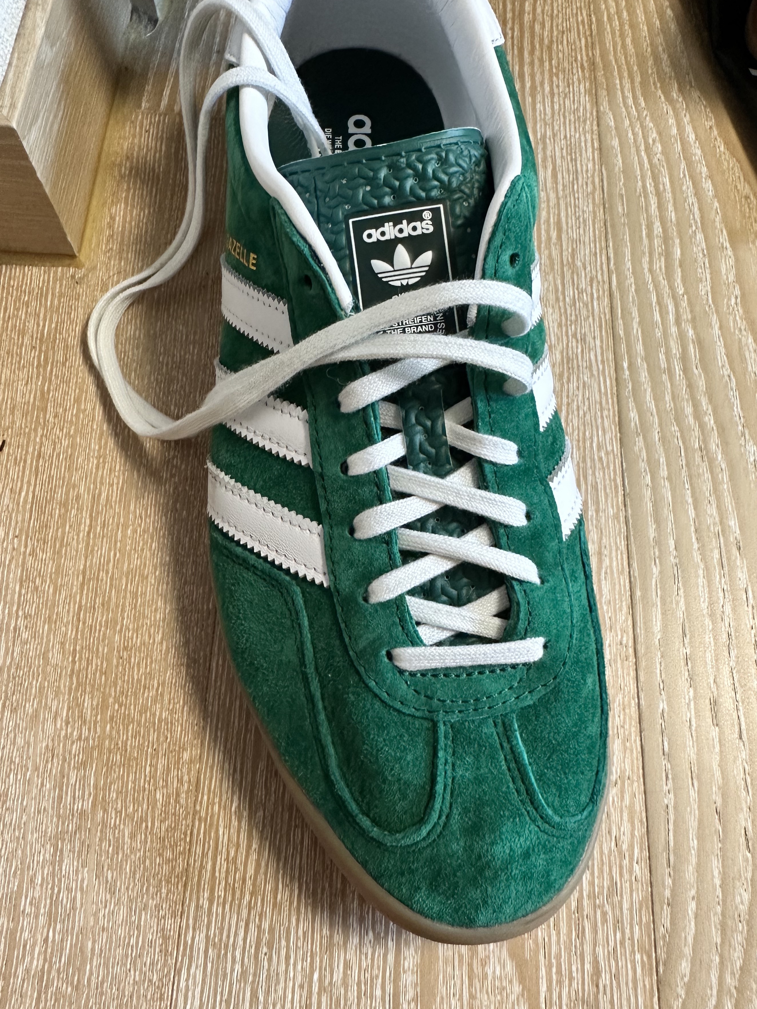 Adidas Gazelle Indoor Collegiate Green 착용 스타일