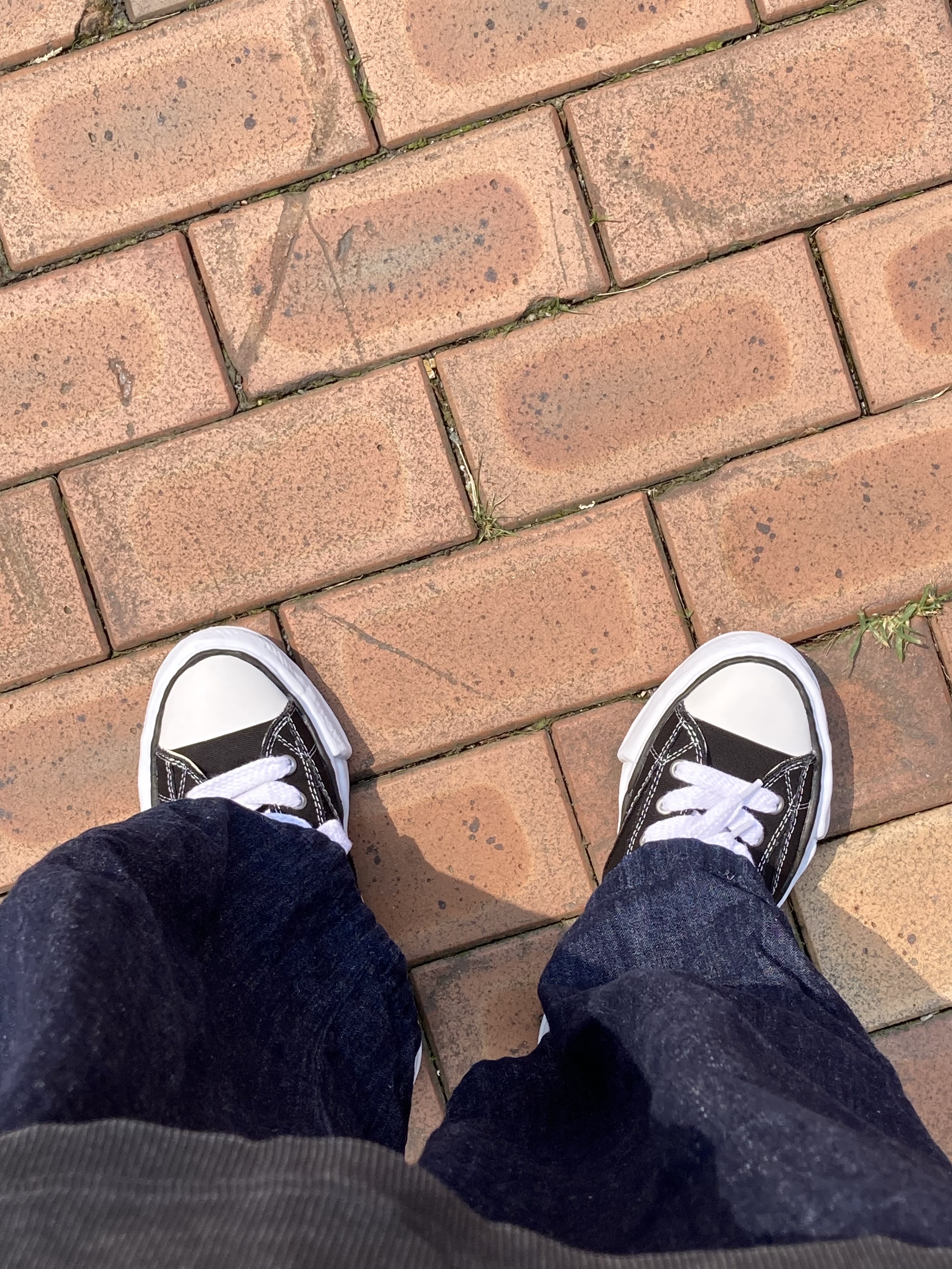 Maison Mihara Yasuhiro Peterson OG Sole Canvas Low Sneakers Black 착용 스타일