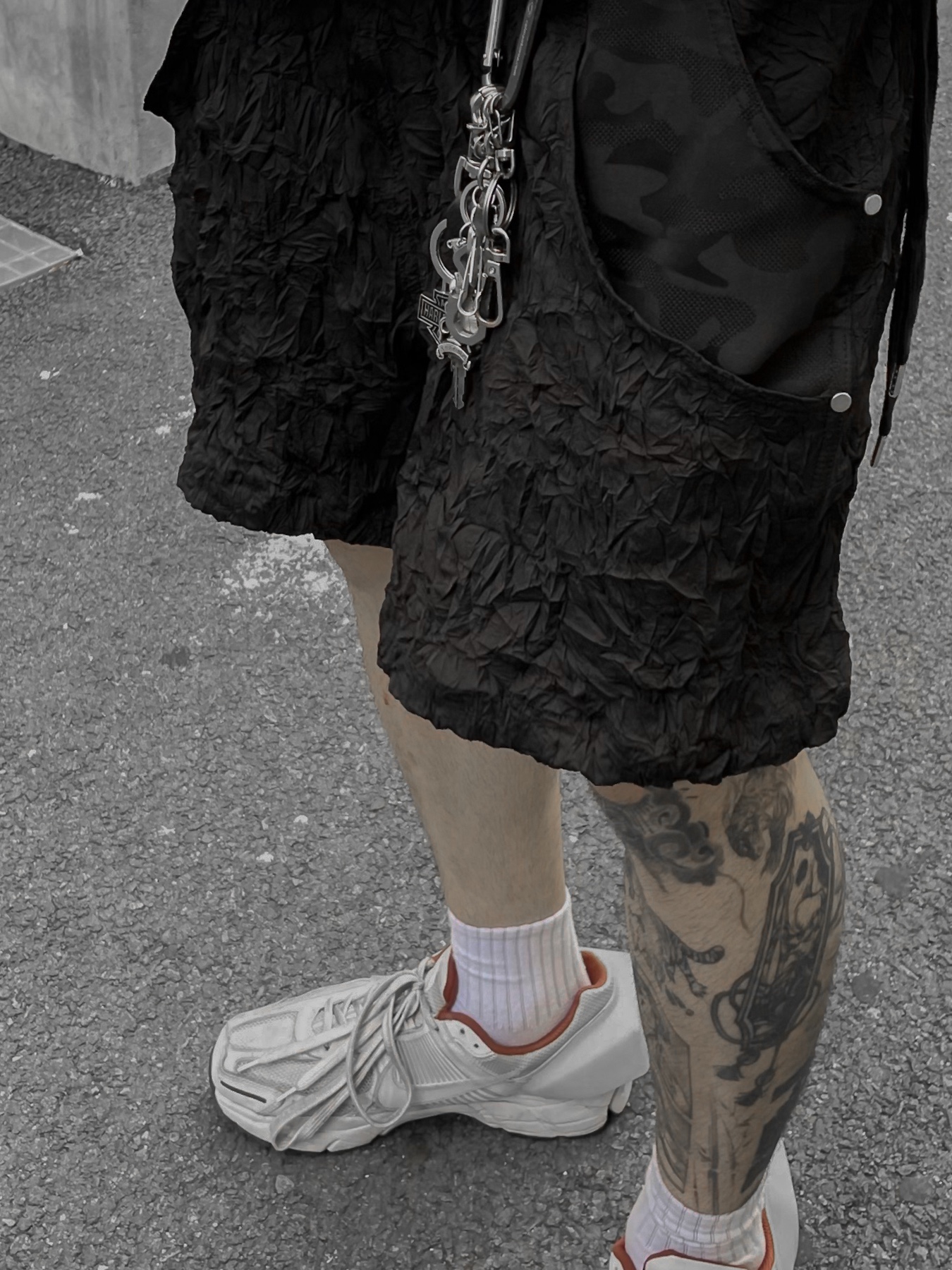 Nike x A-Cold-Wall Zoom Vomero 5 Sail 착용 스타일 - 3