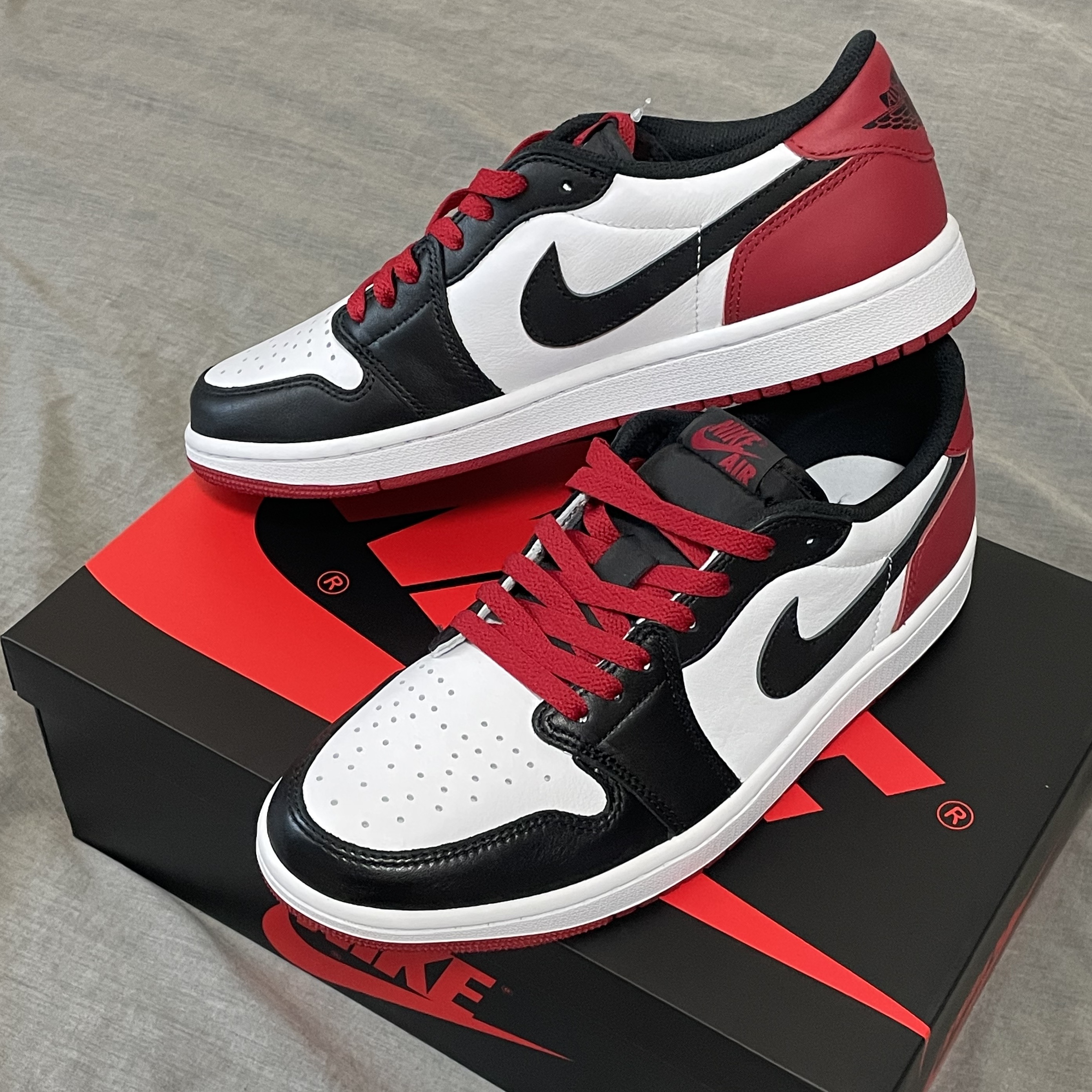 Jordan 1 Retro Low OG Black Toe 착용 스타일