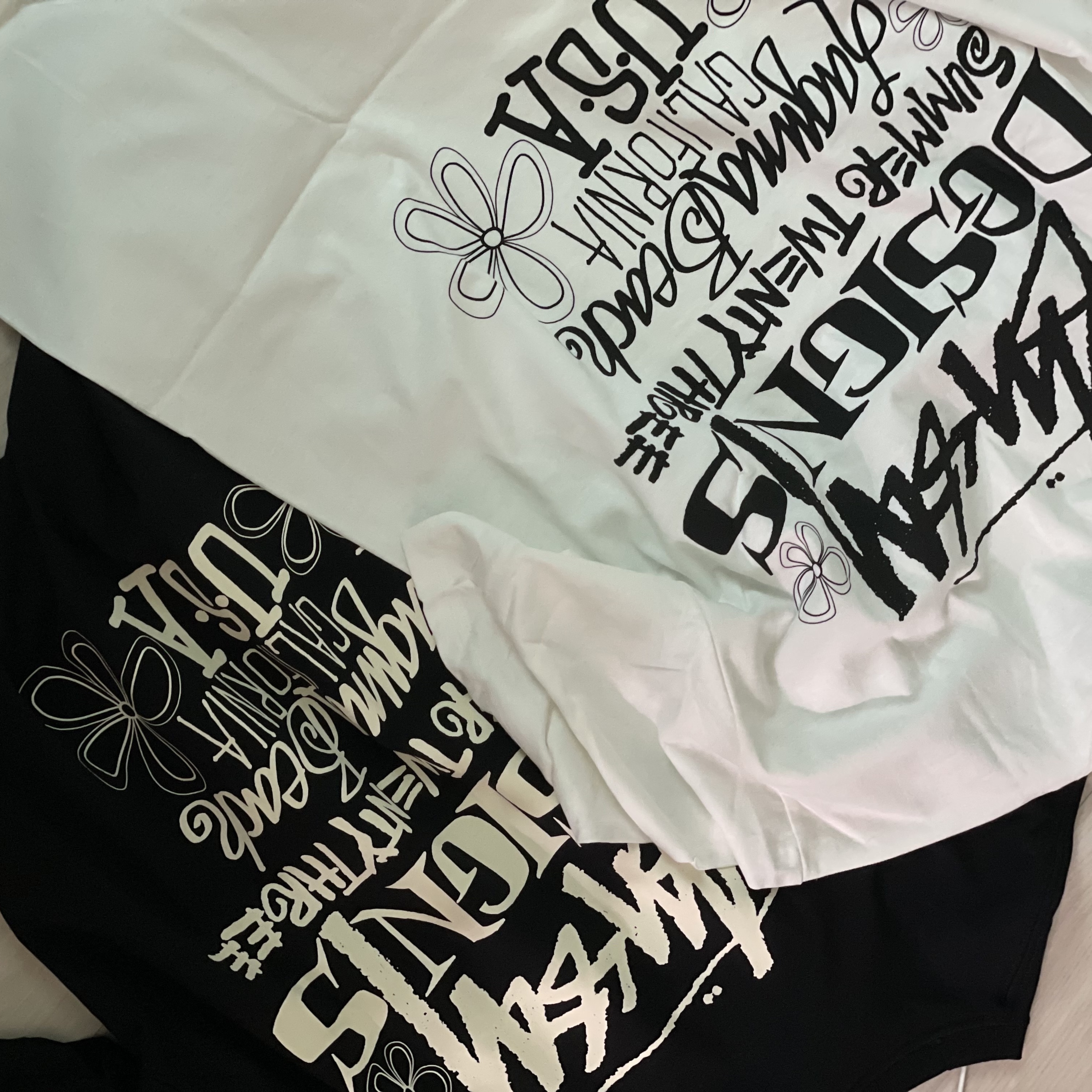 Stussy Summer LB T-Shirt Black 착용 스타일